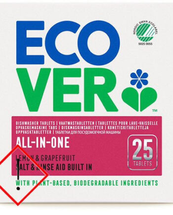 Opvasketabs All In One  Ecover 25 Stk