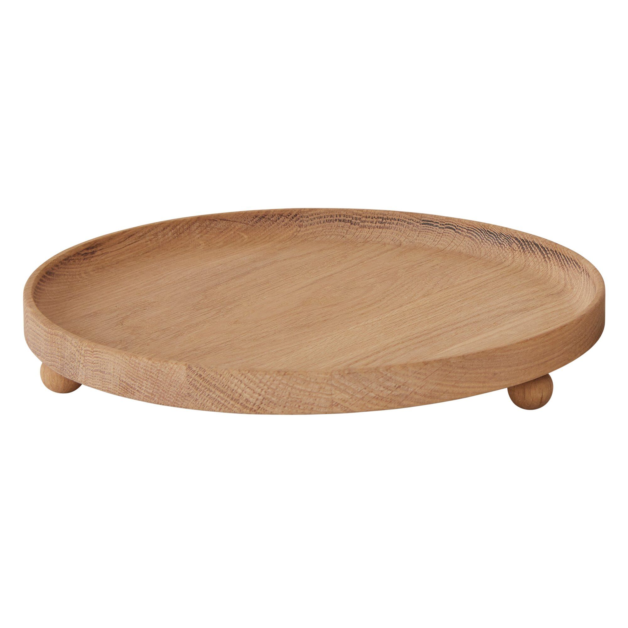Oyoy Living Design Inka Rund Træbakke 30 Cm  Nature