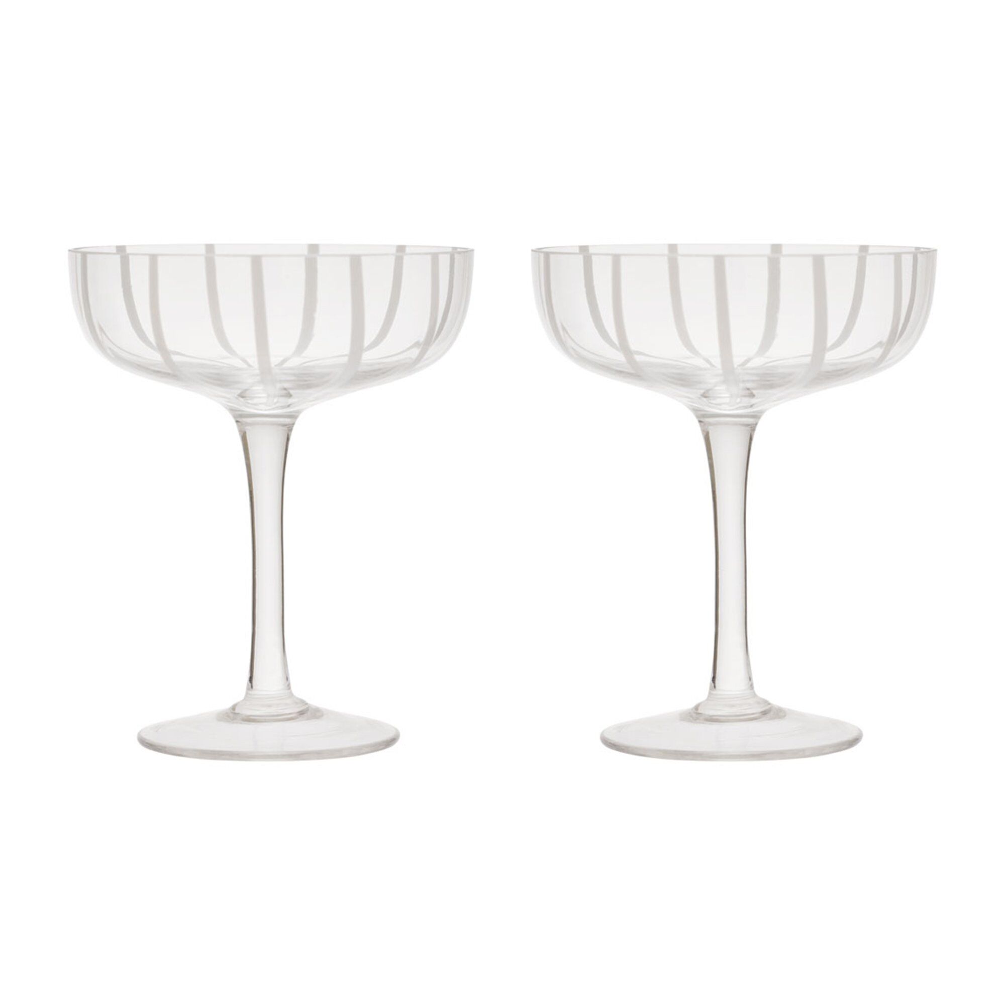 Oyoy Living Design Mizu Coupeglas  Klar  Pakke Med