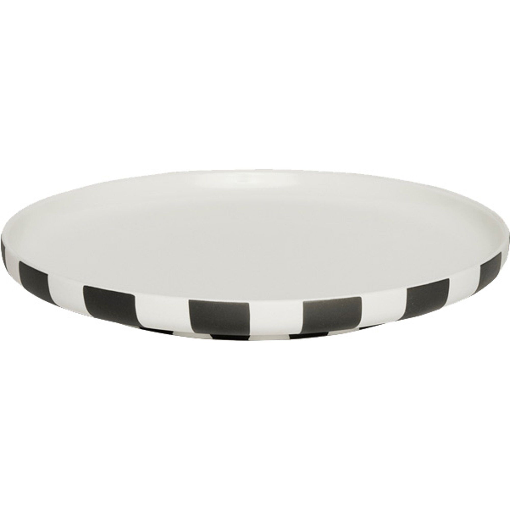 Oyoy Living Design Toppu Frokosttallerken ø20  Hvid Sort
