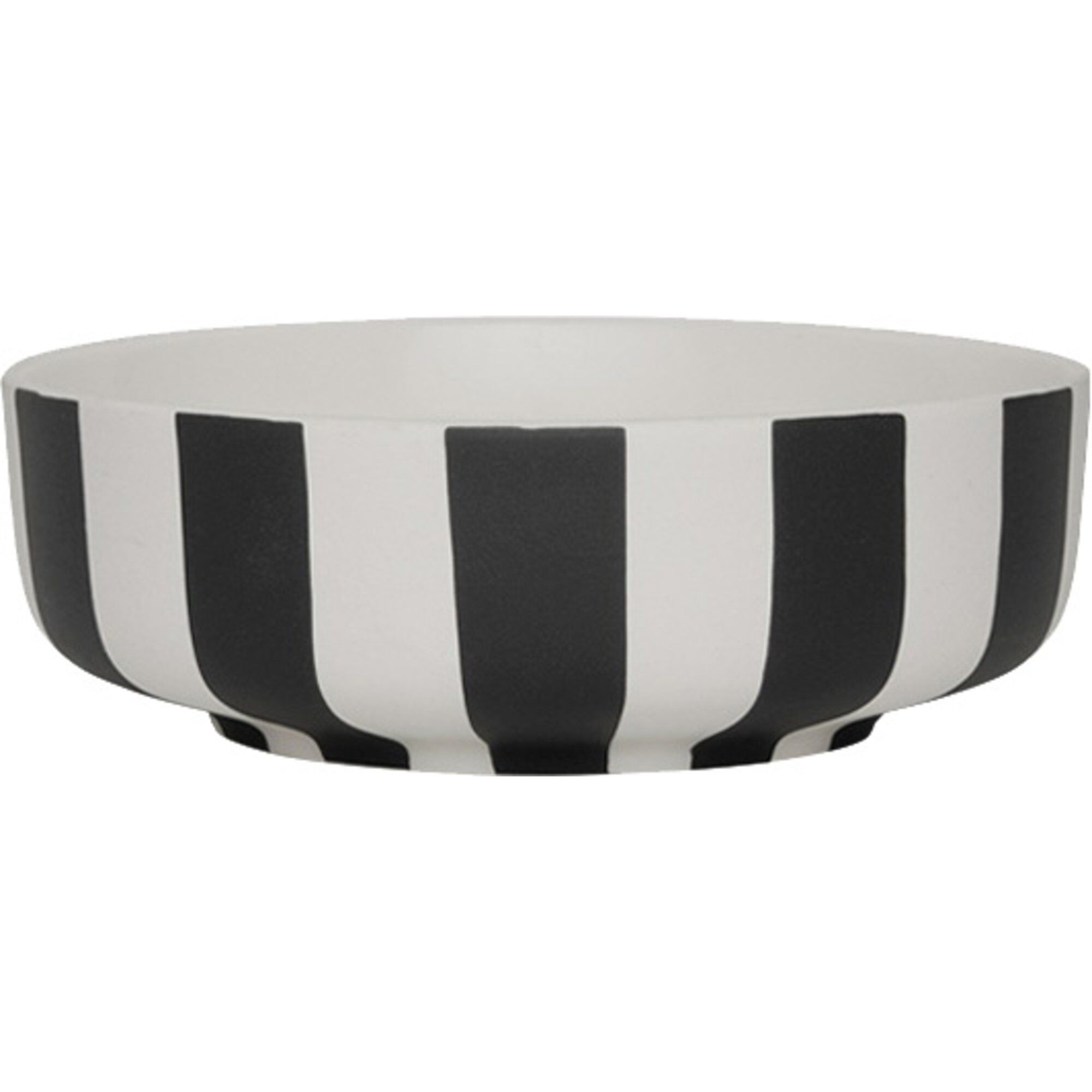 Oyoy Living Design Toppu Skål Lille ø13  Hvid Sort