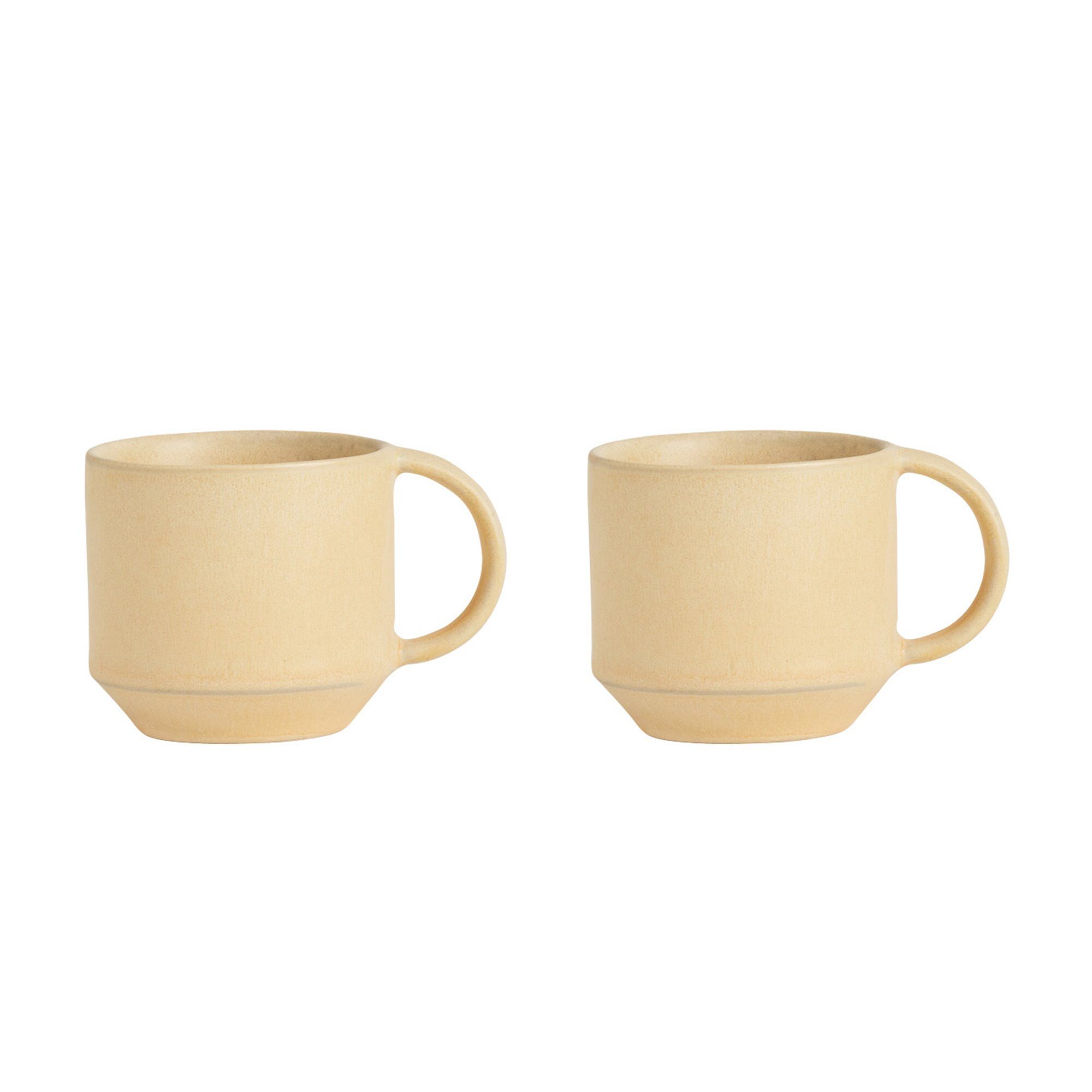 Oyoy Living Design Yuka Espressokop  Butter  Pakke Med