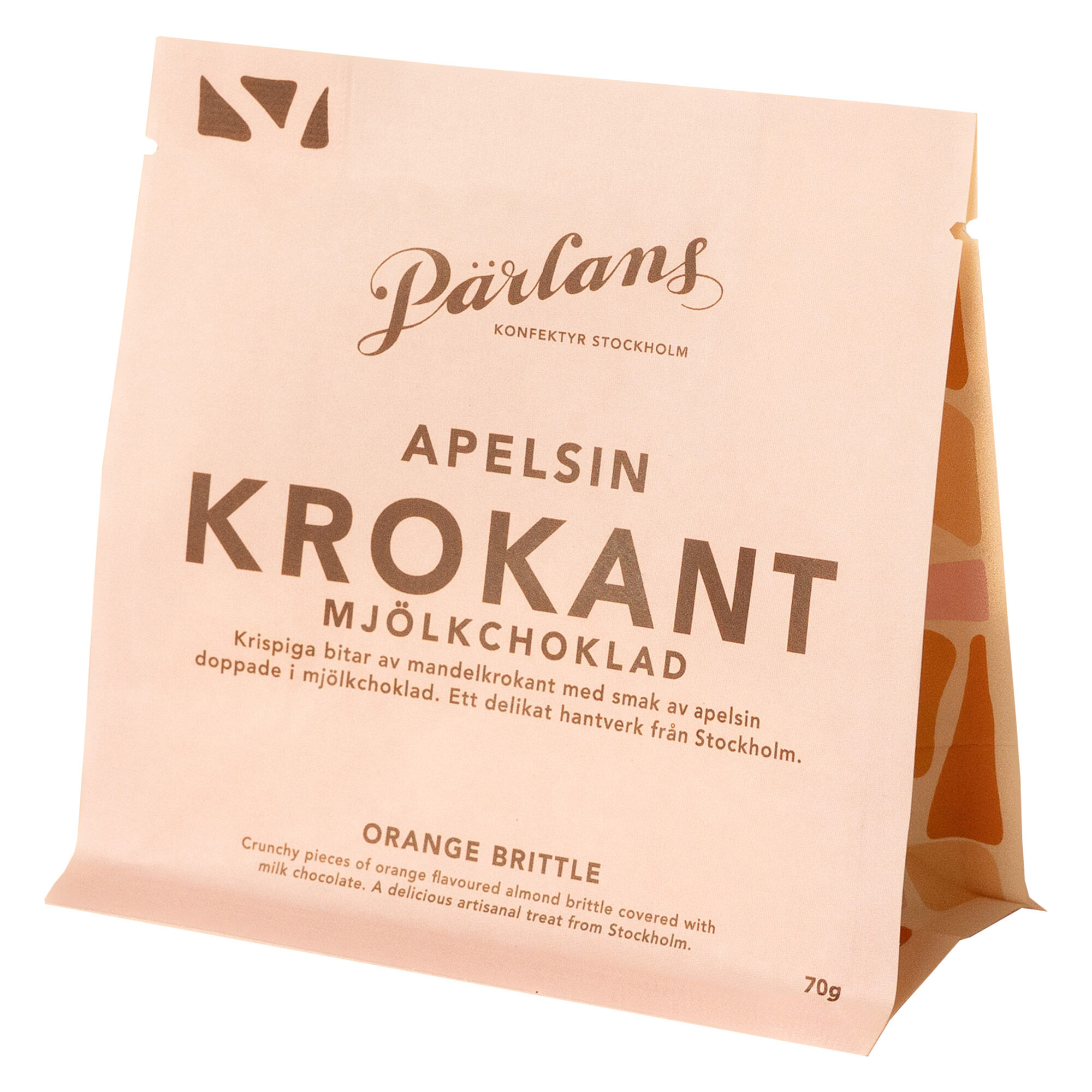 Pärlans Konfektyr Krokant  Mandel   Appelsin 70