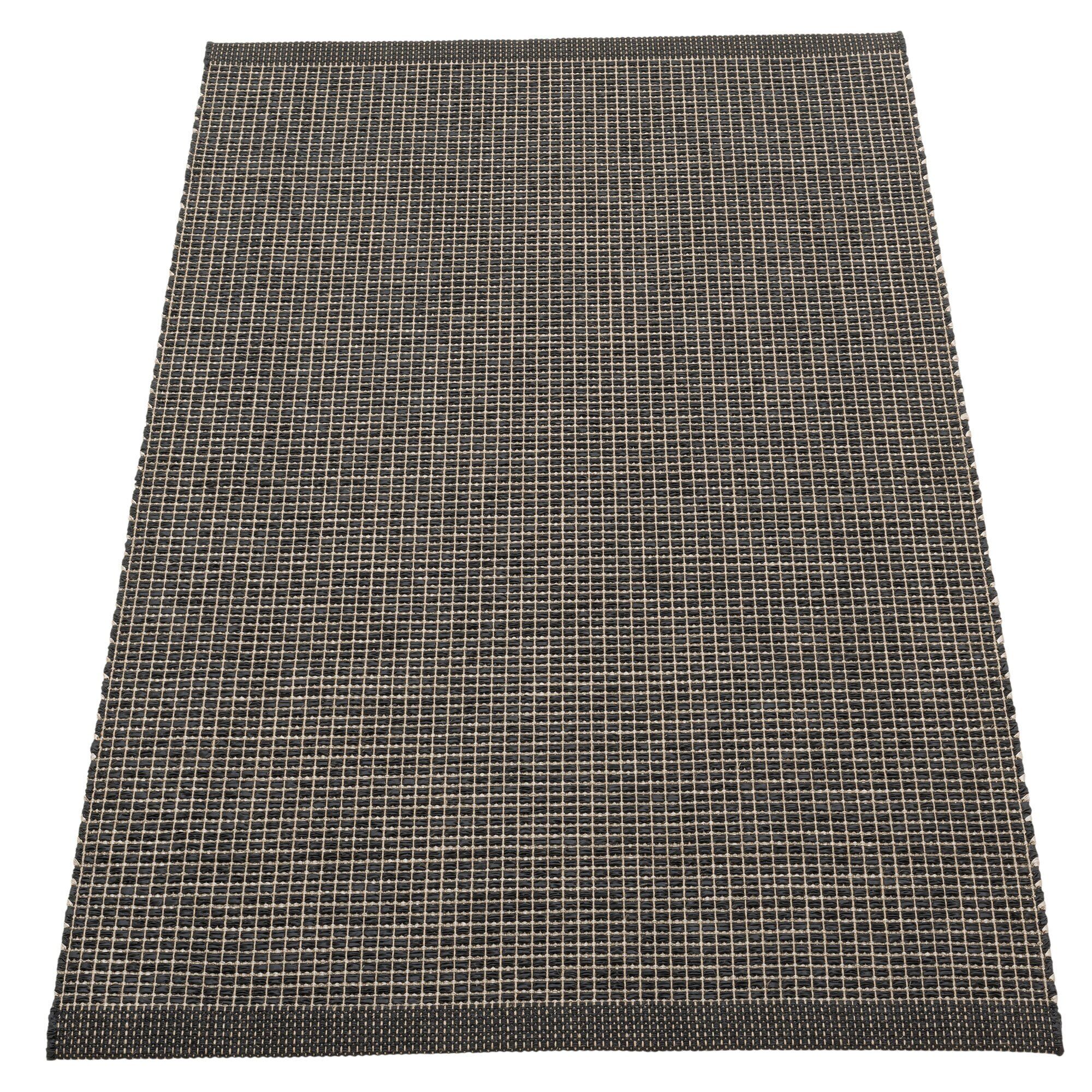 Pappelina Emm Gulvtæppe 120x70 Cm  Black Linen
