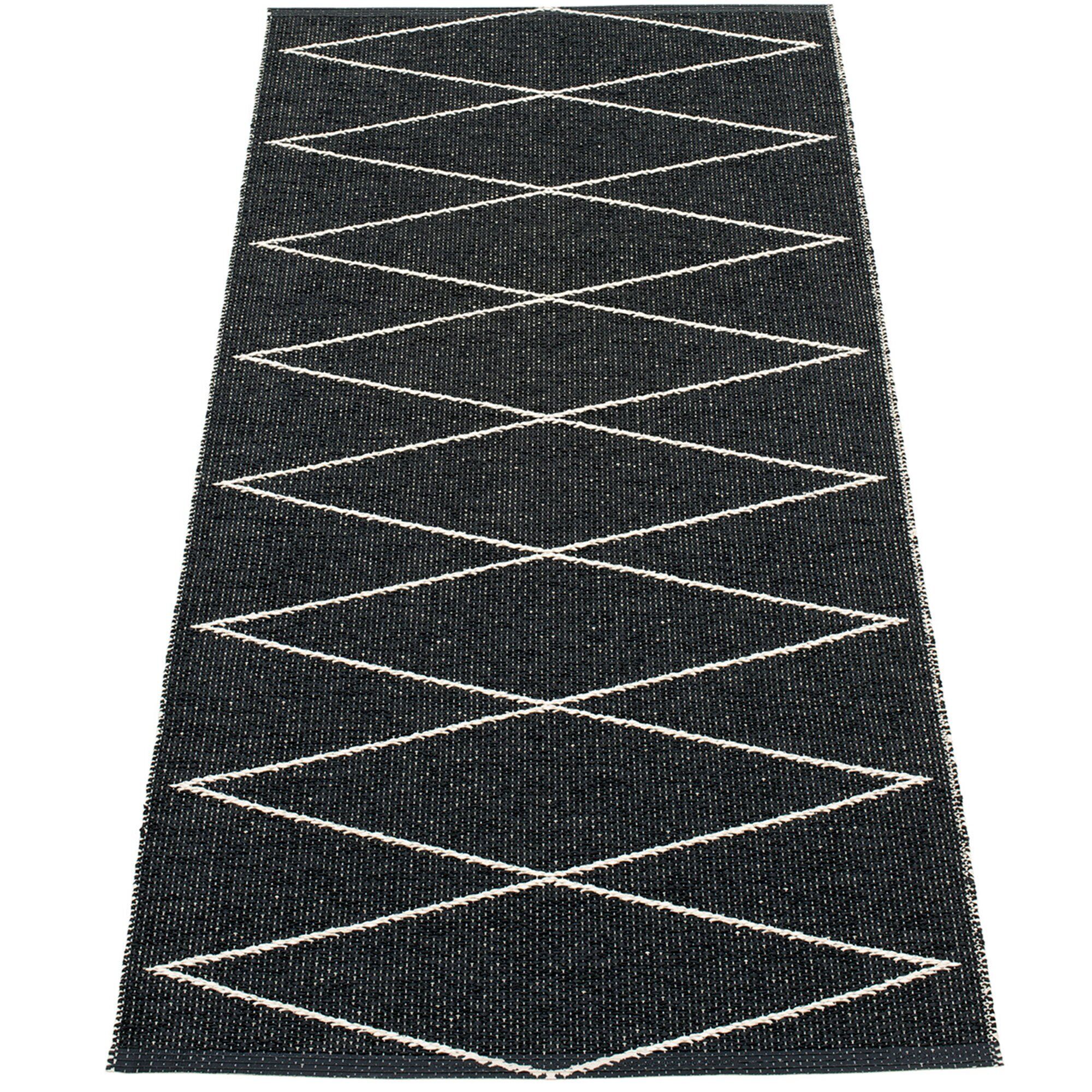 Pappelina Gulvtæppe Max  70   160 Cm  Black Vanilla