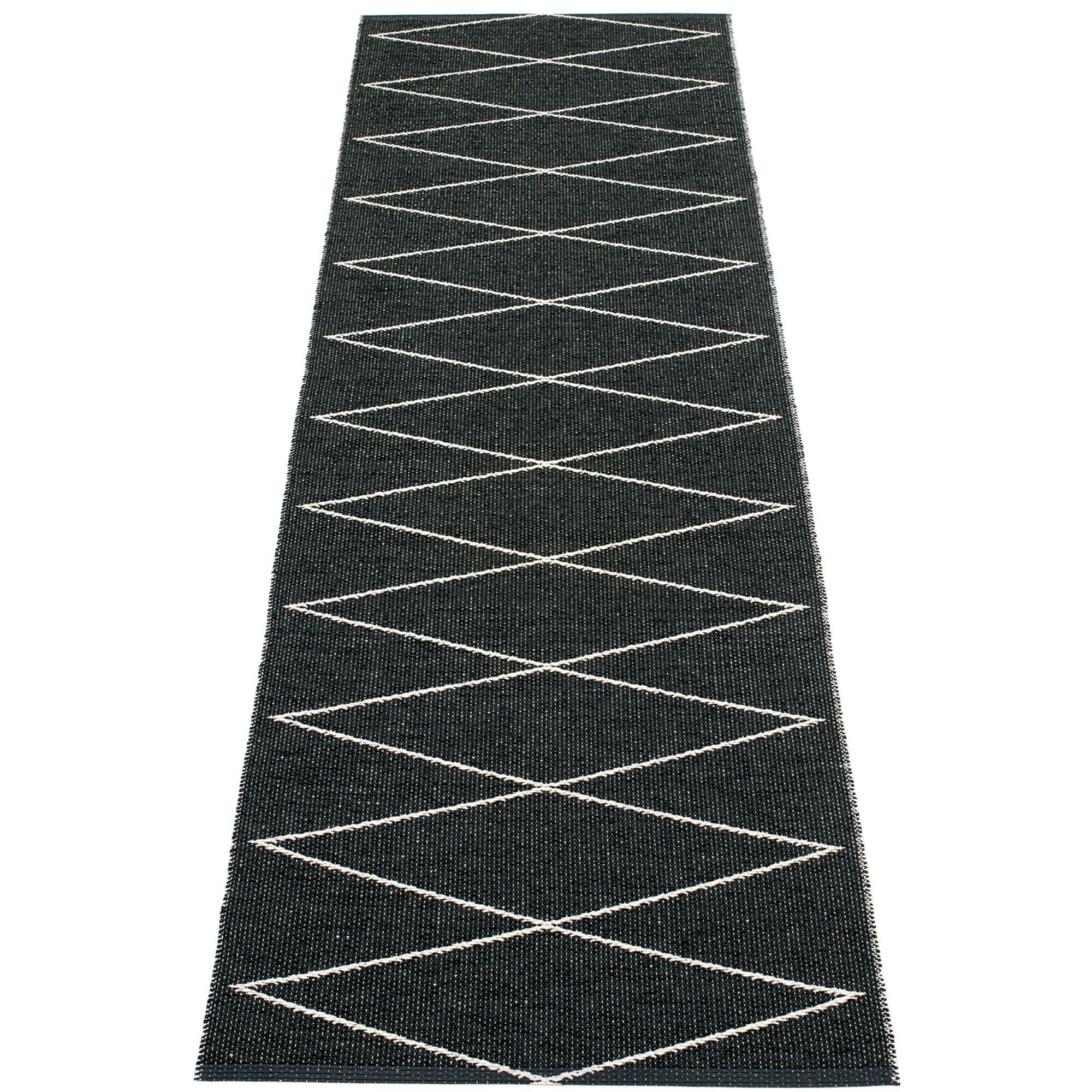 Pappelina Gulvtæppe Max  70   240 Cm  Black Vanilla