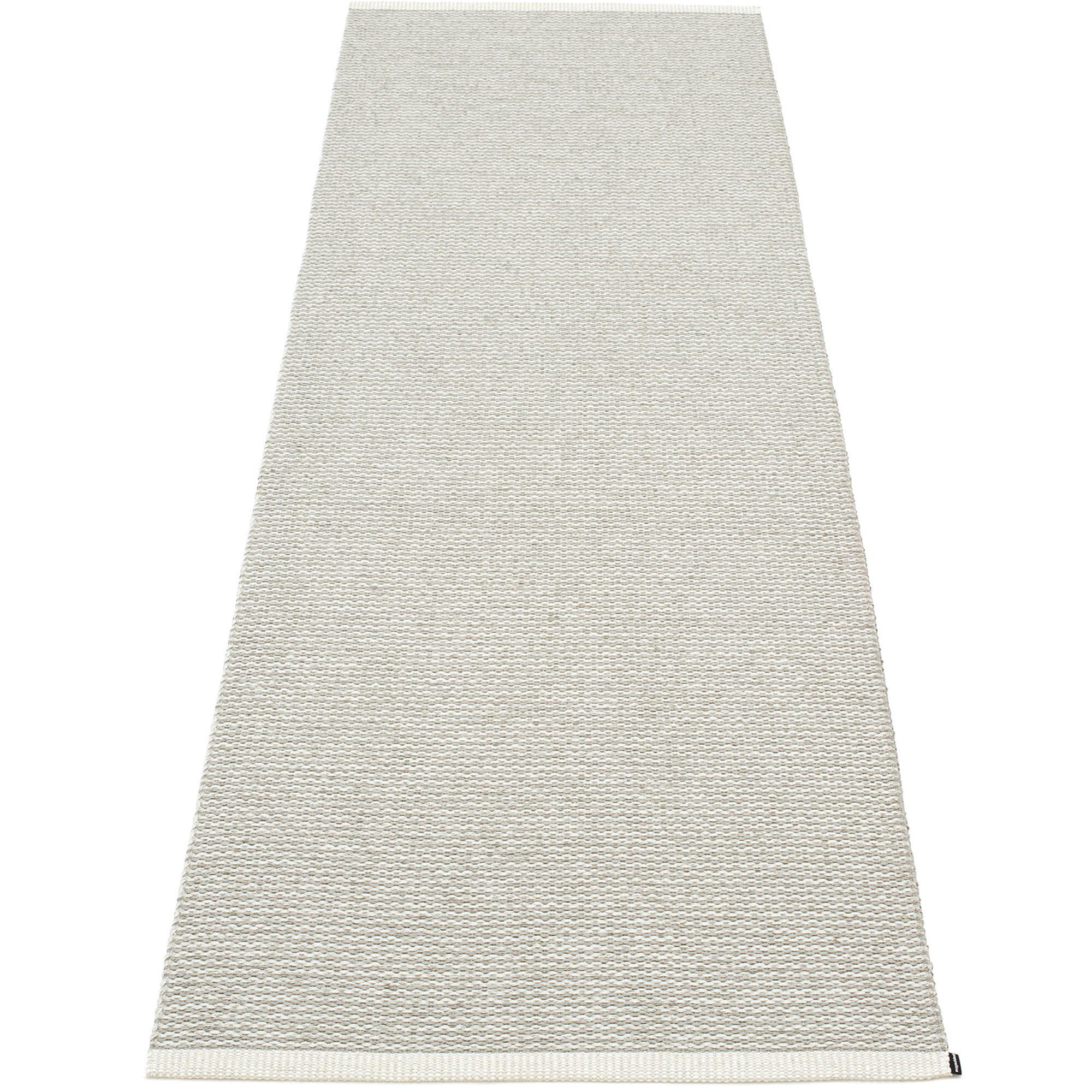 Pappelina Gulvtæppe Mono  85   260 Cm  Fossil Grey White Grey