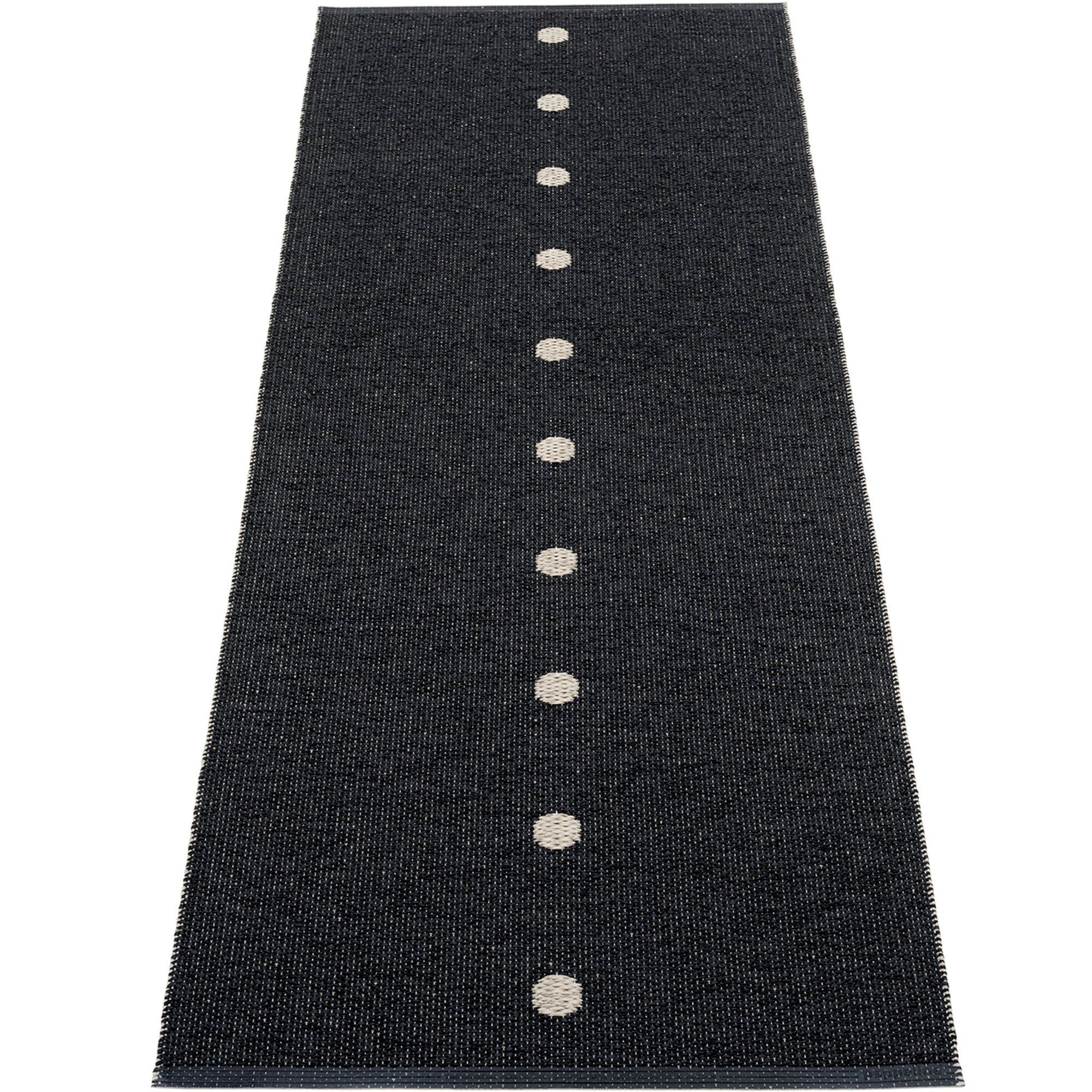 Pappelina Gulvtæppe Peg  70   200 Cm  Black Linen