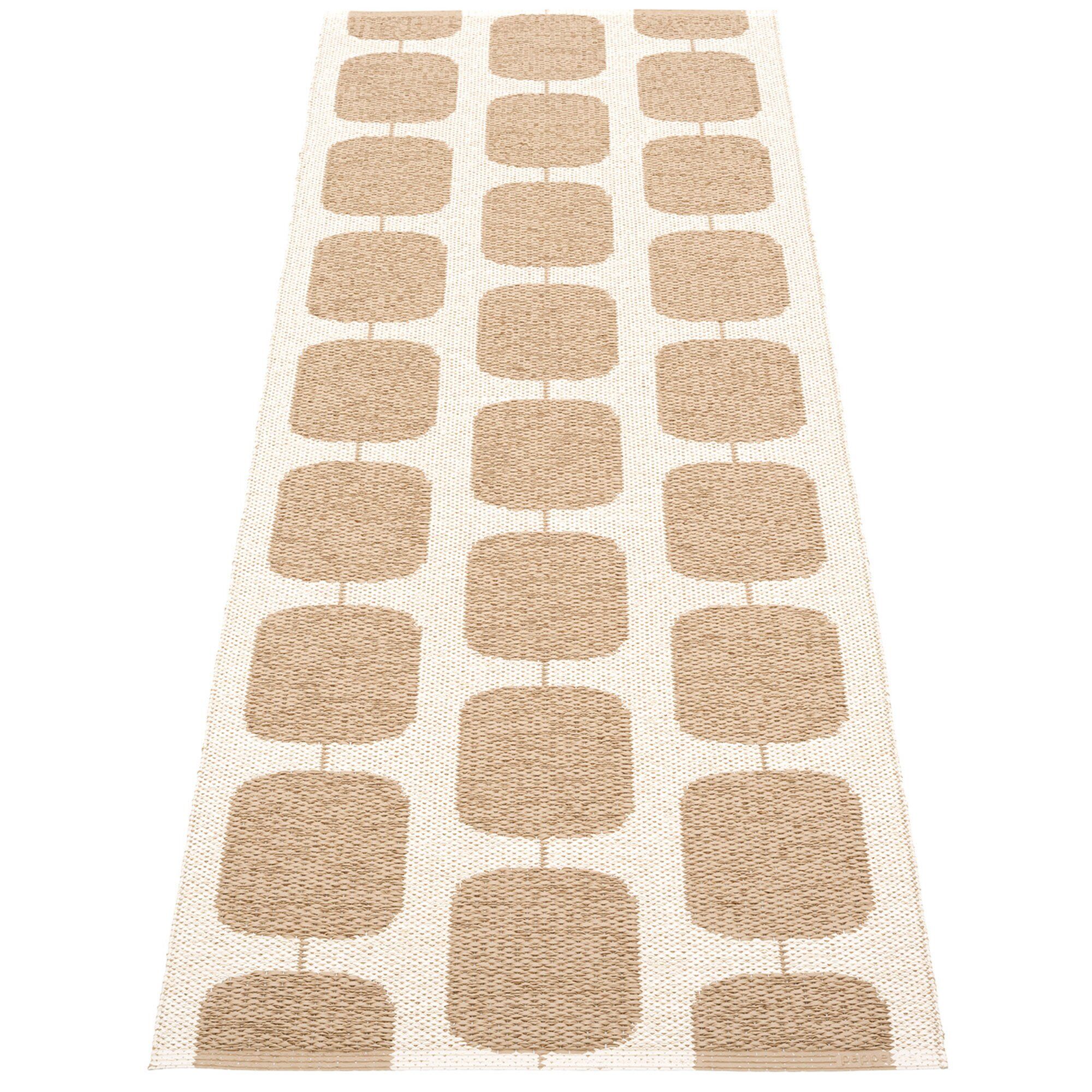 Pappelina Gulvtæppe Sten  70   200 Cm  Light Nougat Vanilla