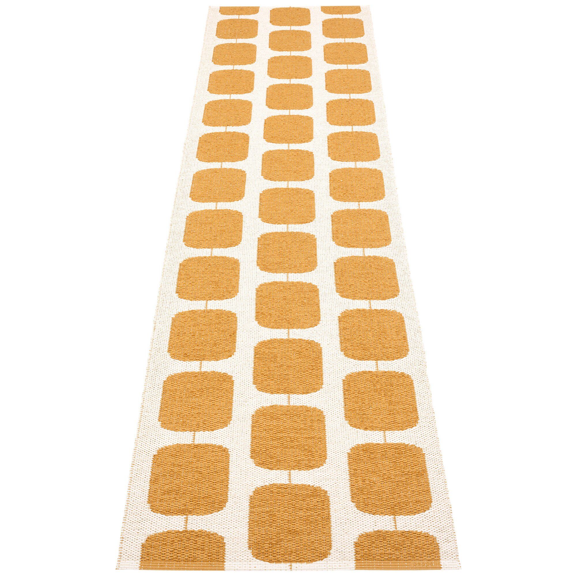 Pappelina Gulvtæppe Sten  70   300 Cm  Ochre Vanilla