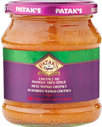 Patak   Mango Chutney  Hot 340