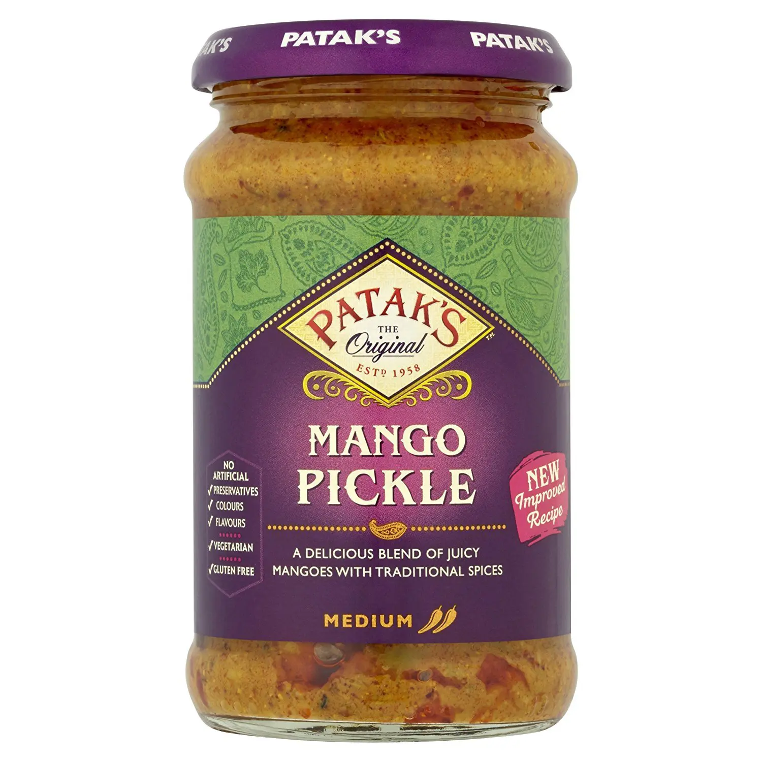Patak   Mango Pickle  Mild 283