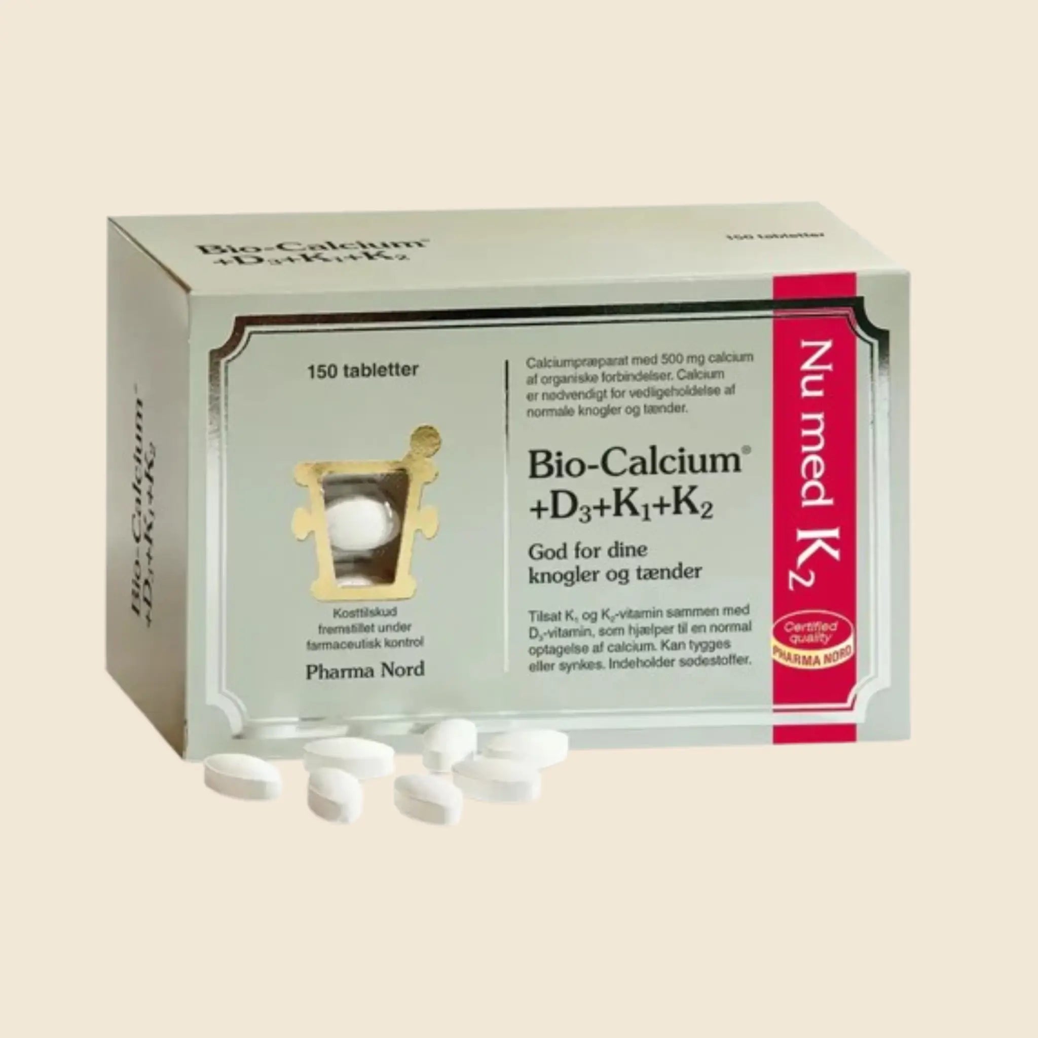 Pharma Nord Bio-calcium D3 K1 K2 150 Tabletter