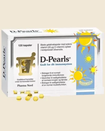 Pharma Nord   -pearls  D3 Vitamin 20 µg  120 Kapsler