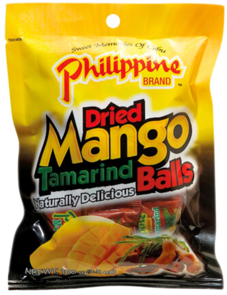 Philippine Brand Dried Mango Tamarind Balls 100