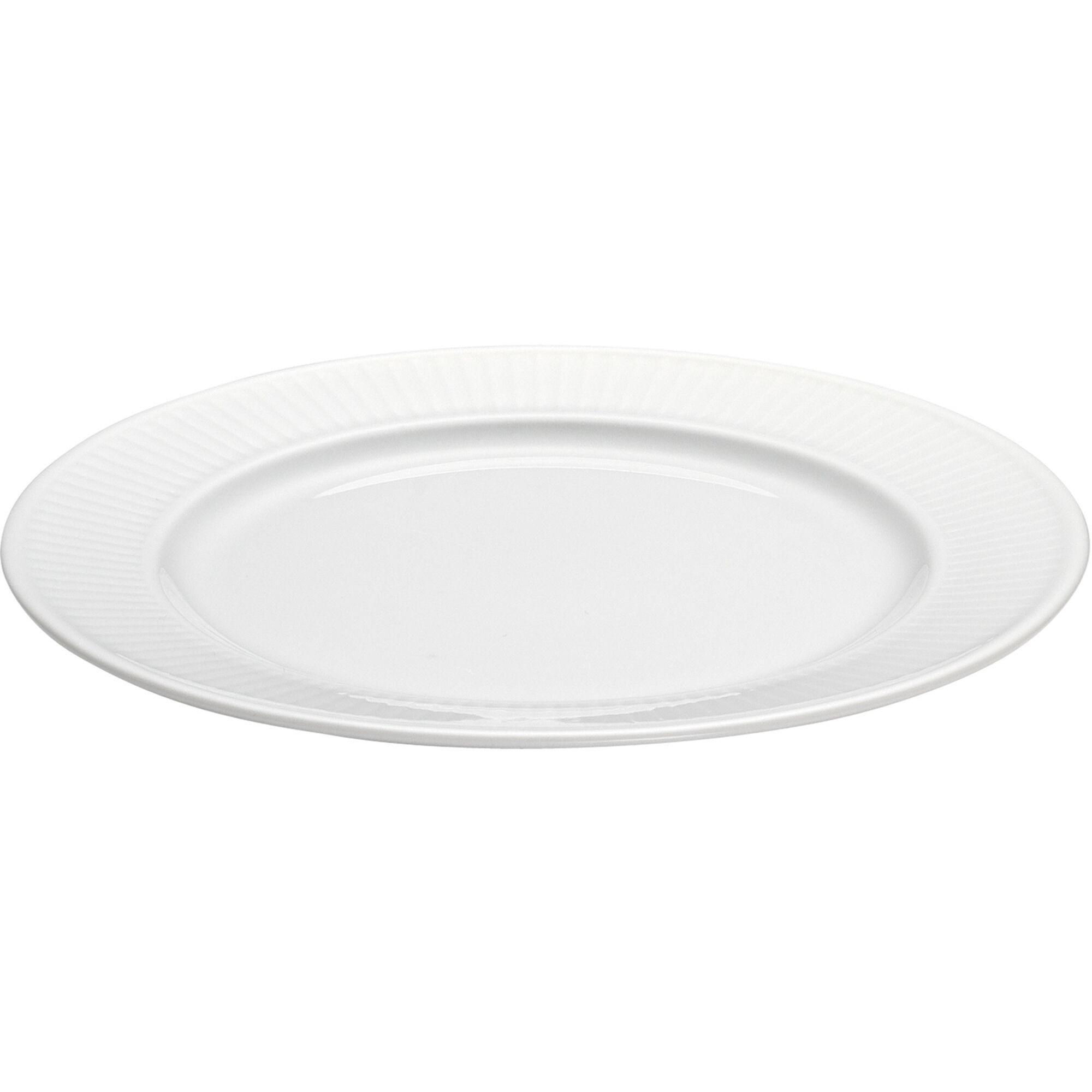 Pillivuyt Hvid Plissé Tallerken    20 Cm
