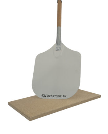Pizzakit: Fredstone Pizzasten 44     30         Cm  Og Aluminiums Pizzaspade Med Træhåndtag