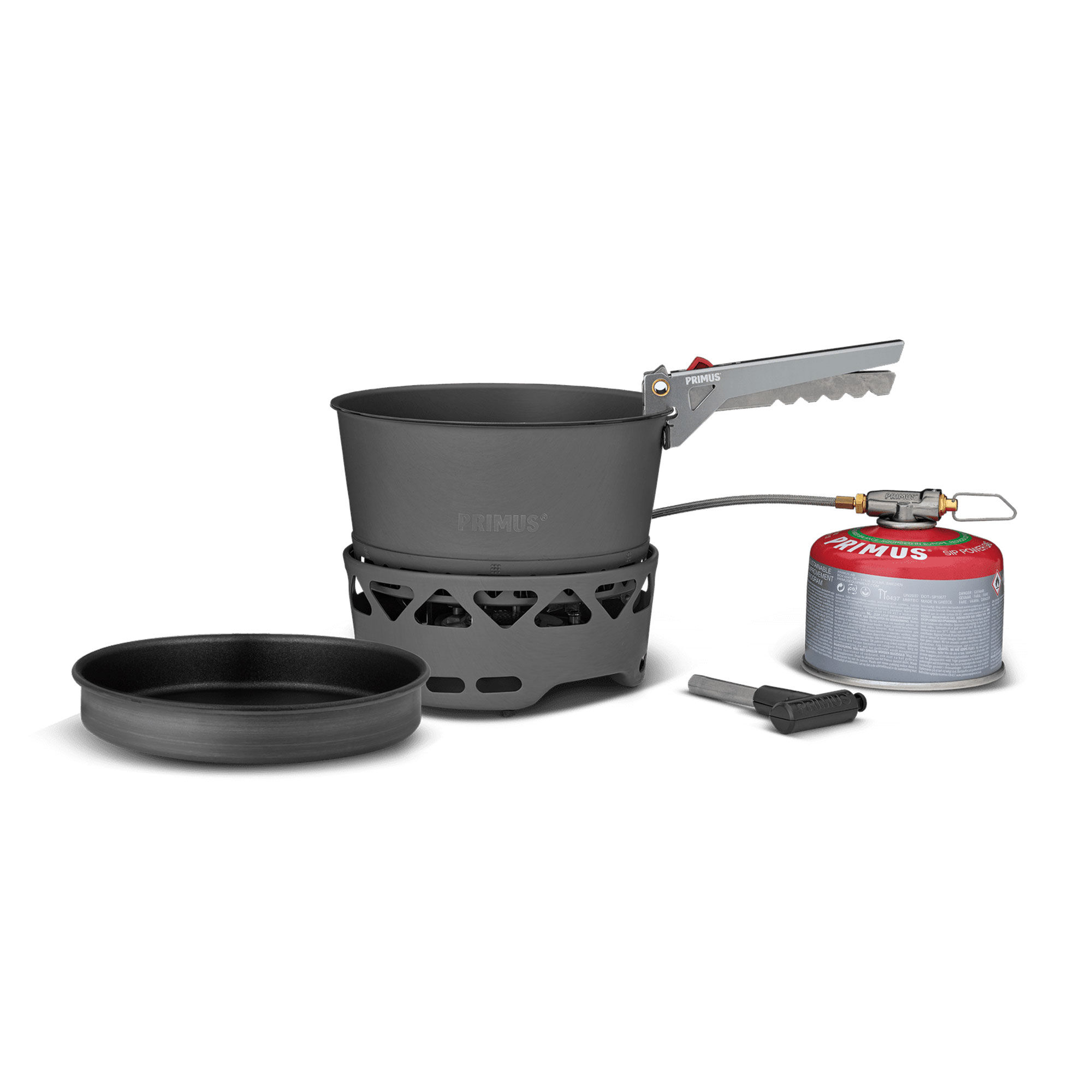 Primus Primetech Stove Set Stormkøkken Med Gryde     Liter Og Stegepande
