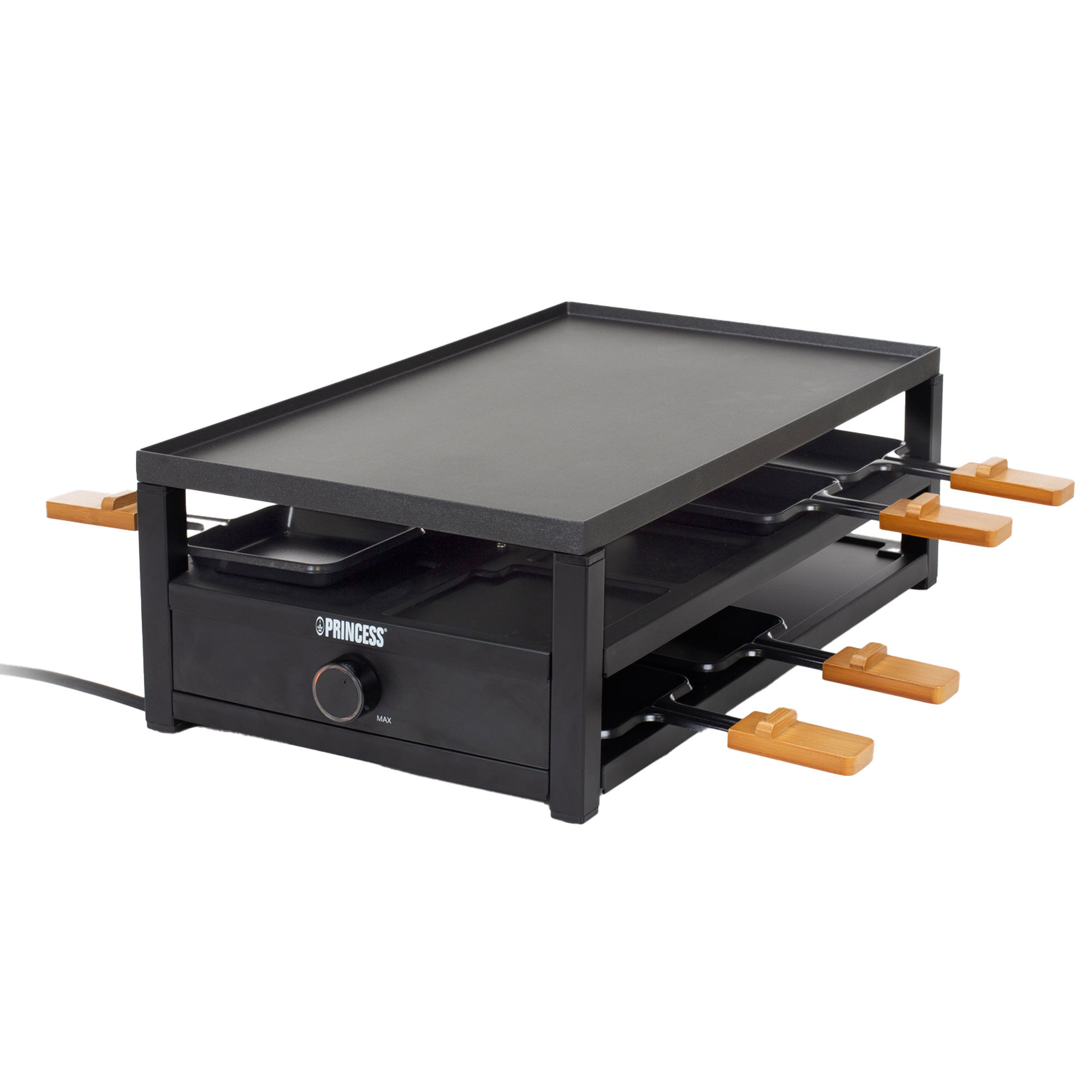 Princess Prinsesse Black Steel Raclette    Personer