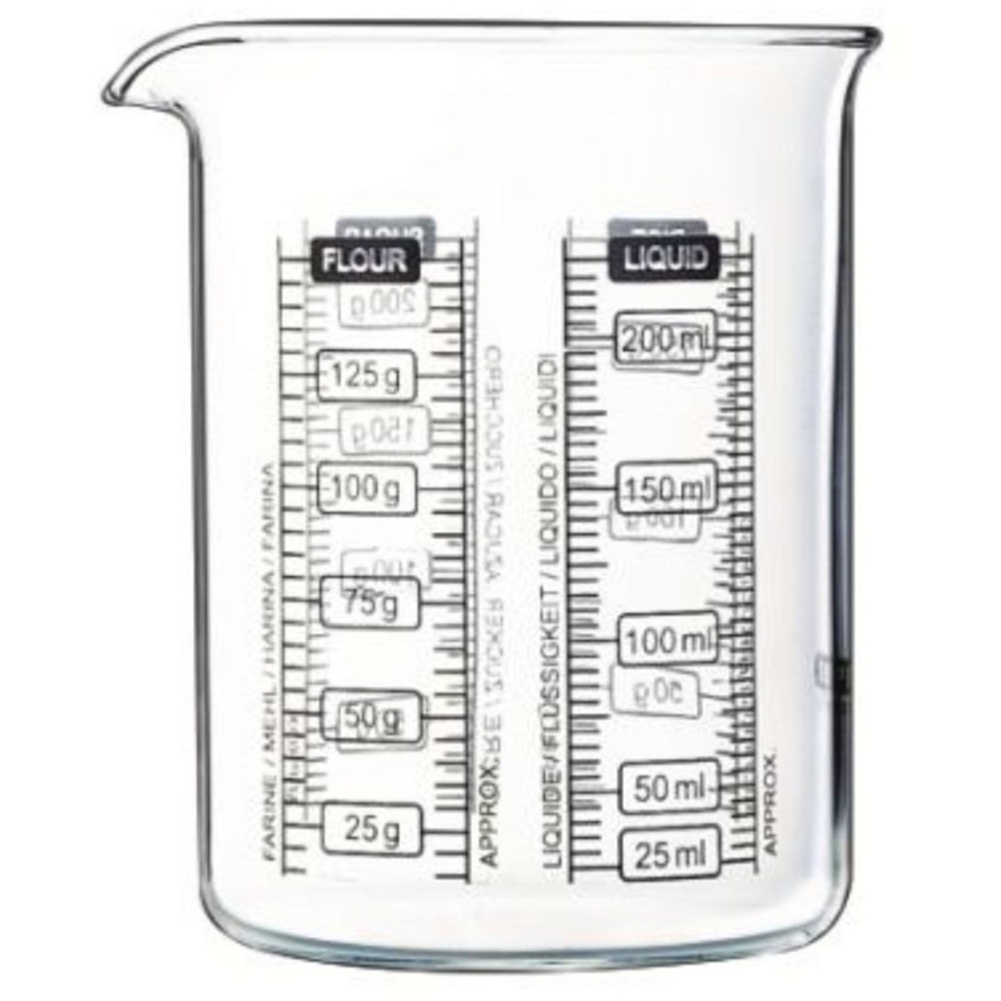 Pyrex Kitchen Lab Målebæger 250 Ml  Glas