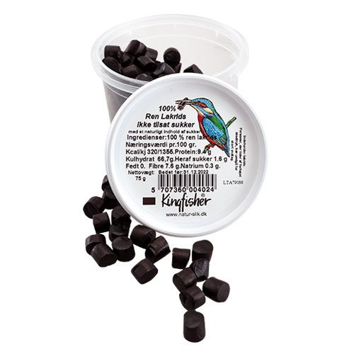 100 Ren Lakrids Ikke Tilsat Sukker