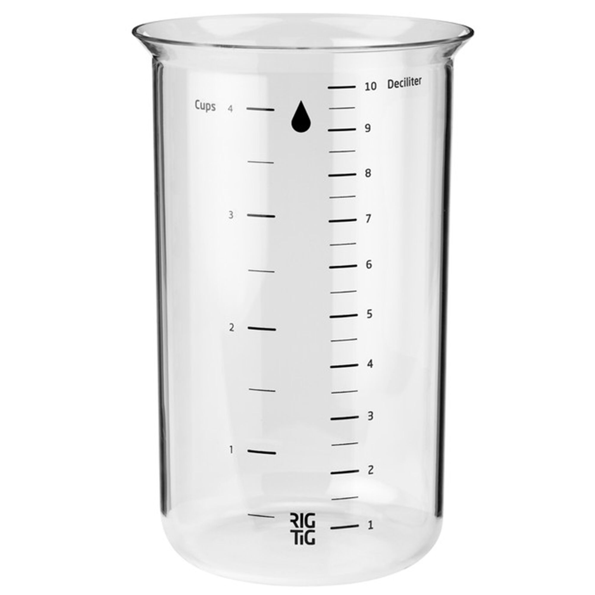 Rig-tig Mix-it Målebæger   Liter  Klar