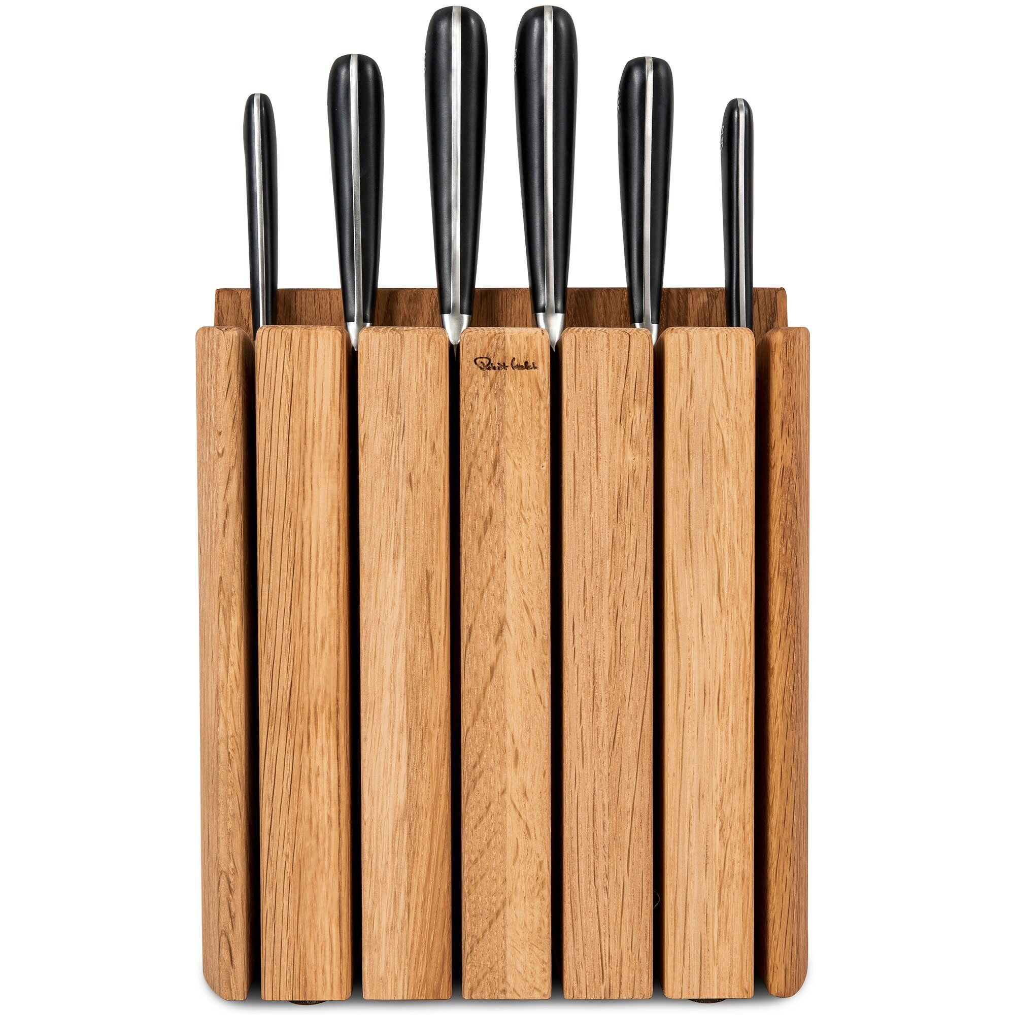 Robert Welch Signature Book Oak Knivblok Med   Knive