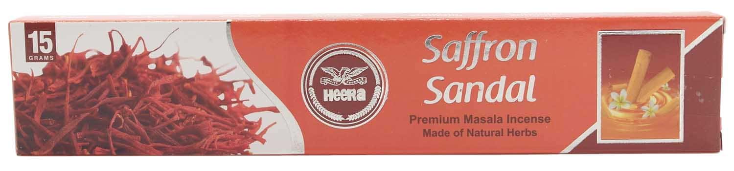 Saffron Sandal Røgelsespinde 15 Stk