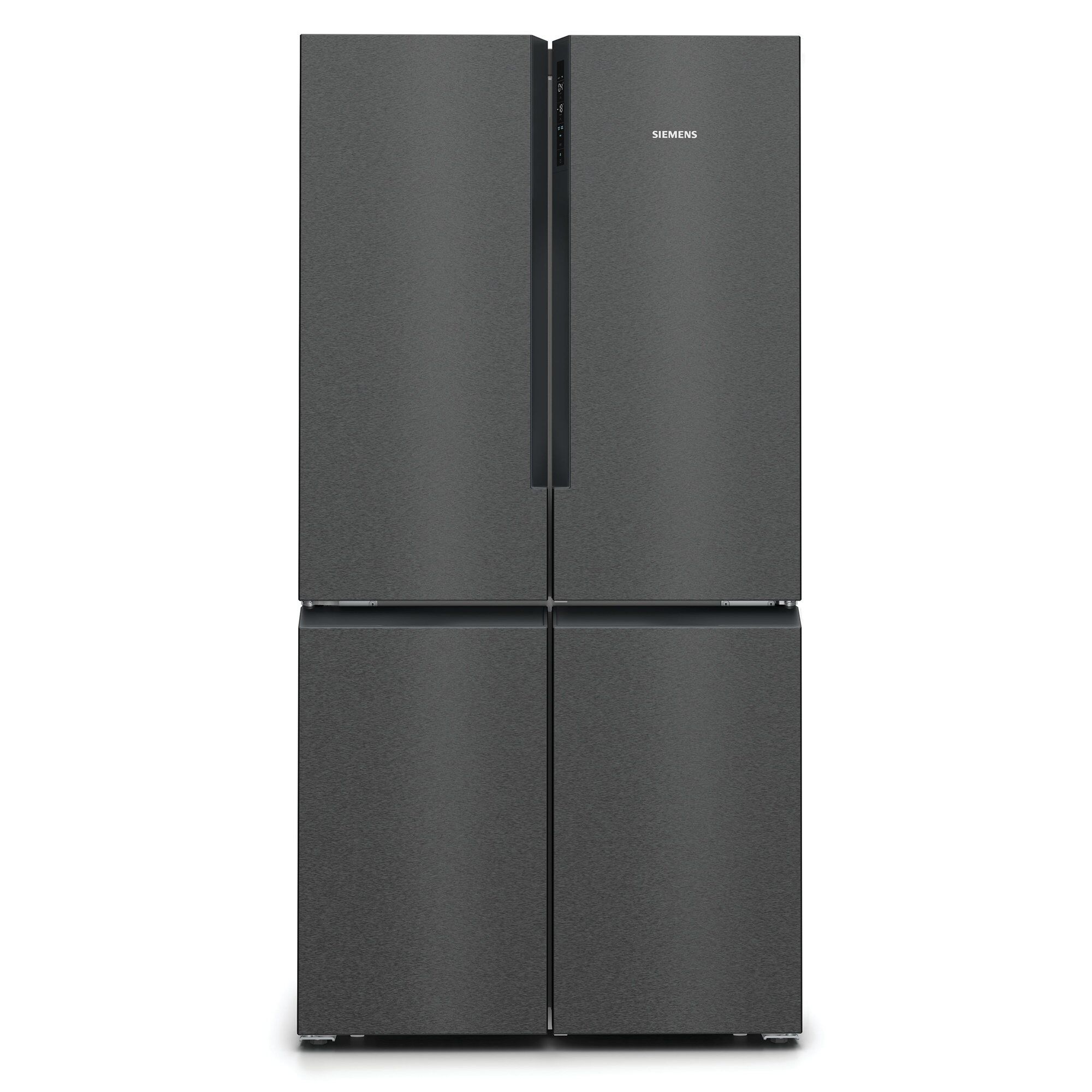 Siemens Kf96naxea Iq300 Fritstående Køle- Fryseskab 183x90 Cm  Black Steel