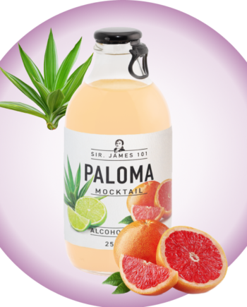 Sir James 101 Paloma Mocktail Grapefrugt Og Lime
