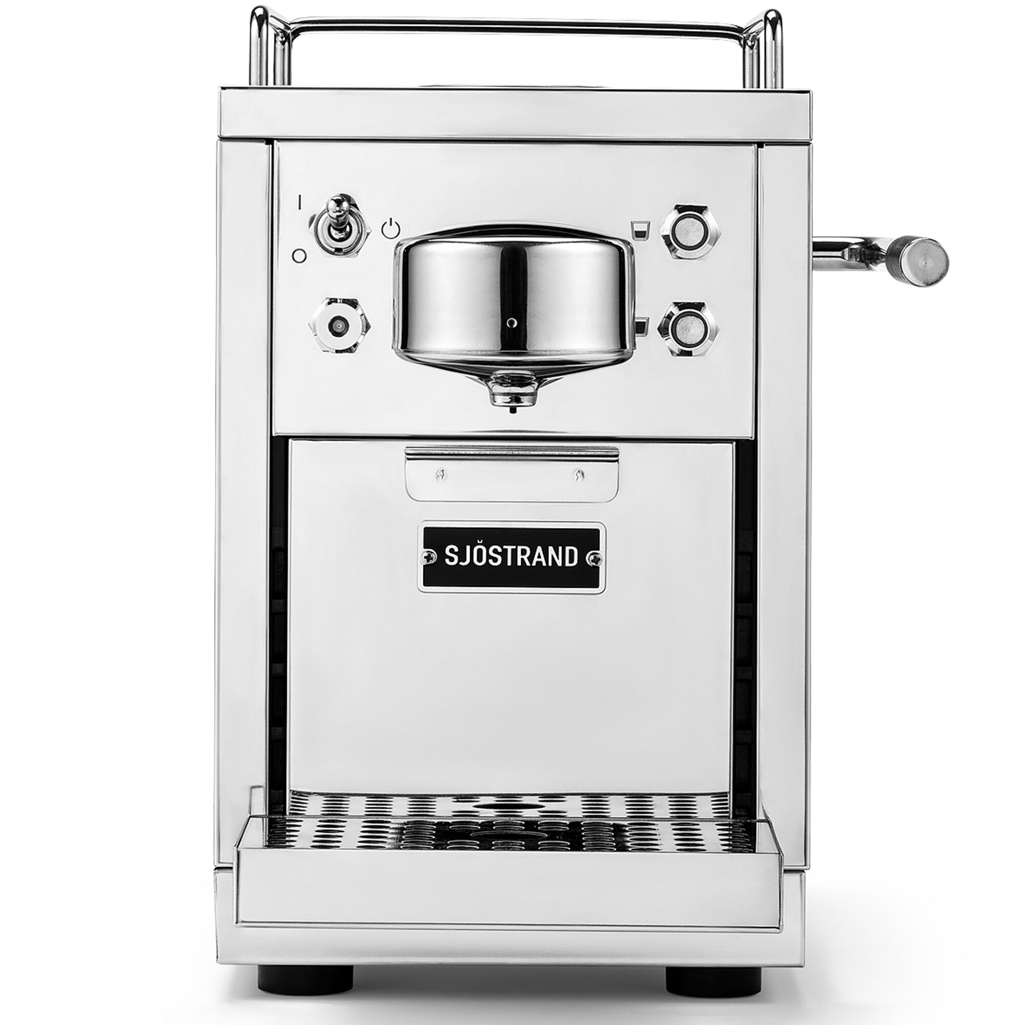 Sjöstrand Coffee The Original   Kapselmaskine  Poleret Stål