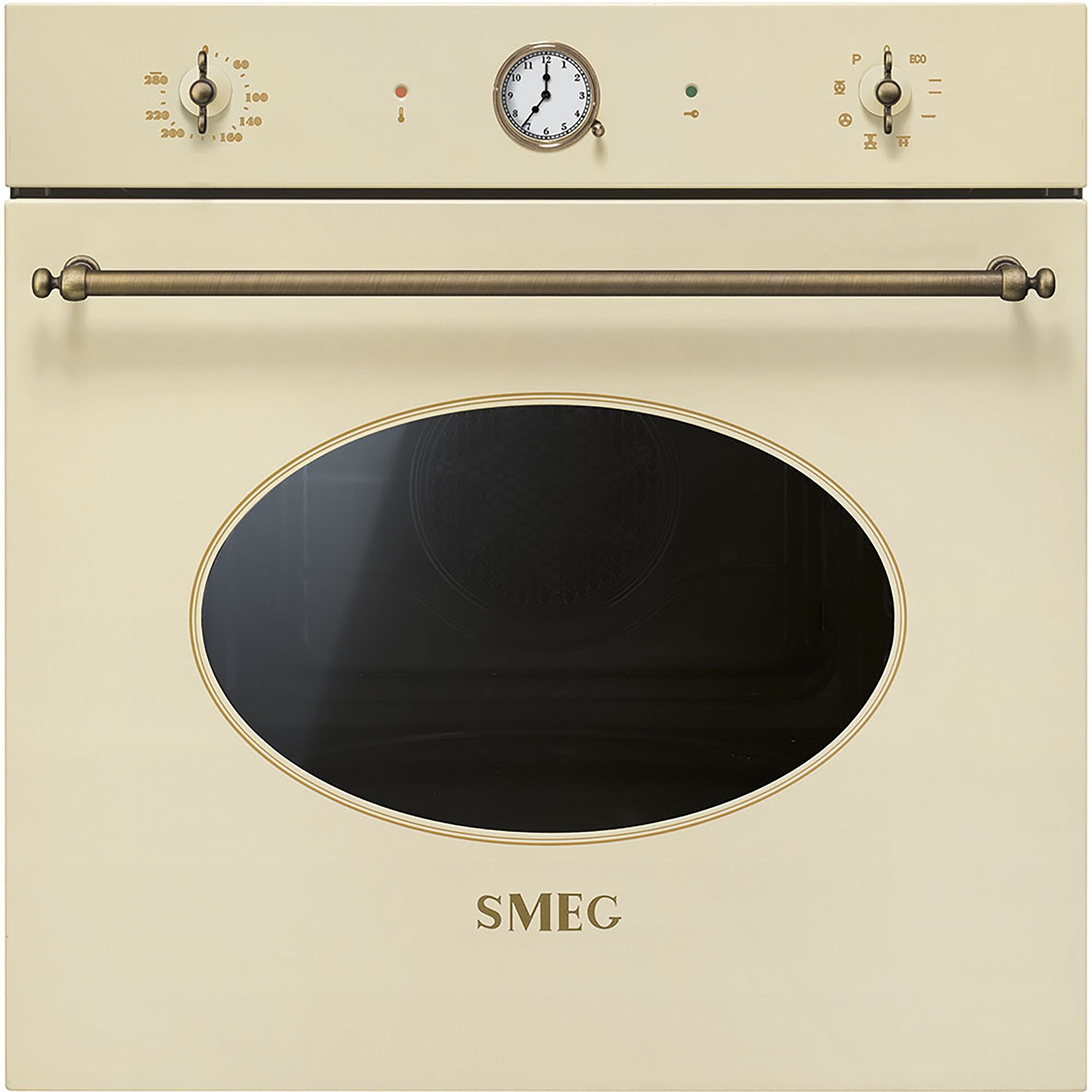 Smeg 60cm Colonial Multifunktionsovn    Pyrolyse  Creme