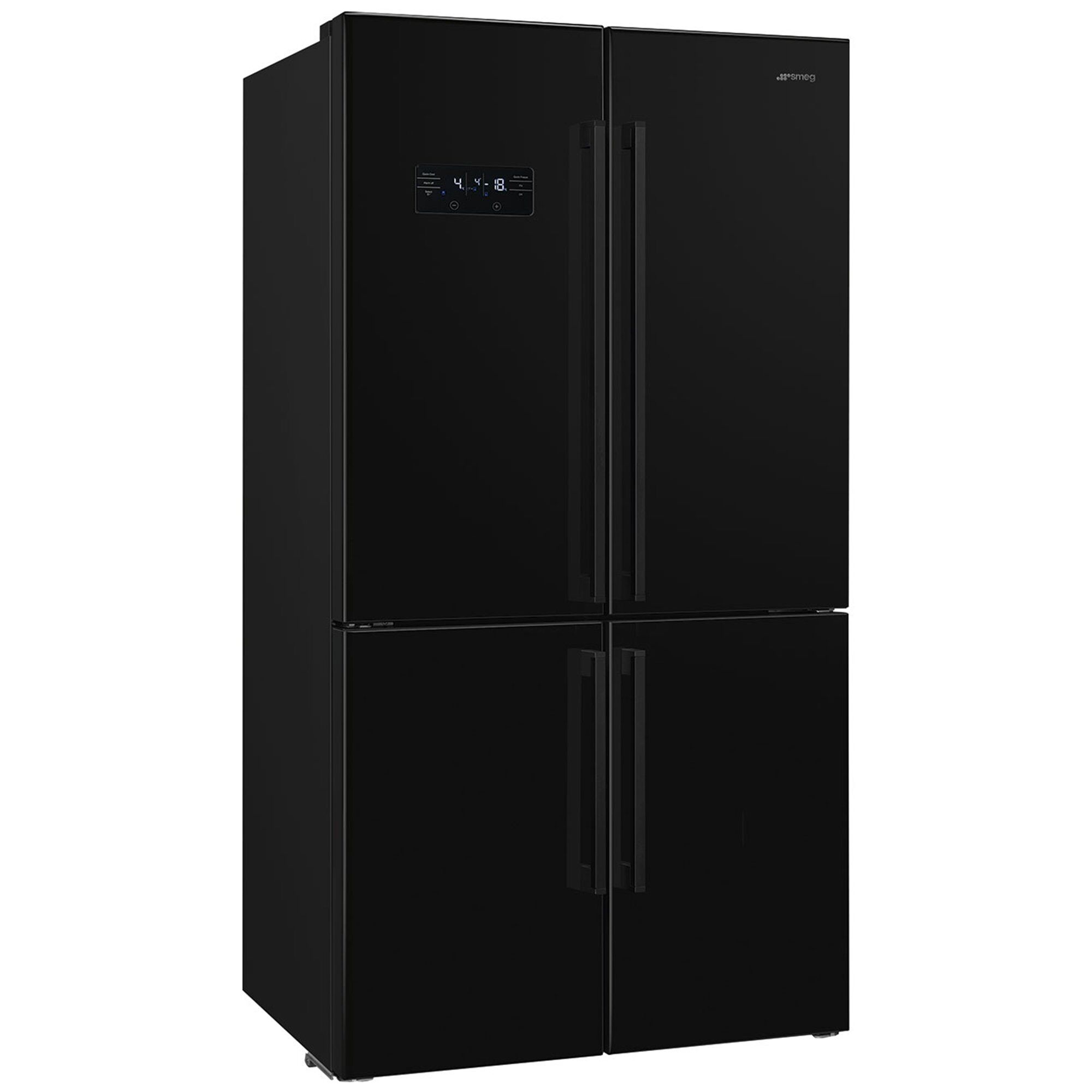 Smeg French Door Køle- Fryseskab 92 Cm  Sort