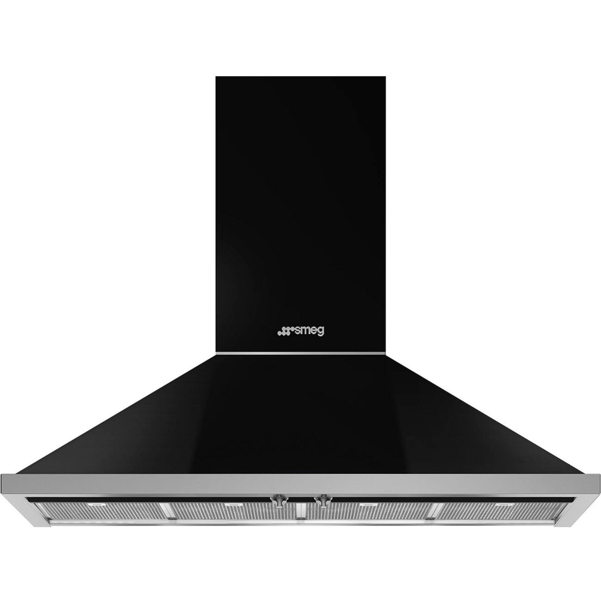Smeg Kpf12bl Portofino Emhætte 120 Cm  Sort