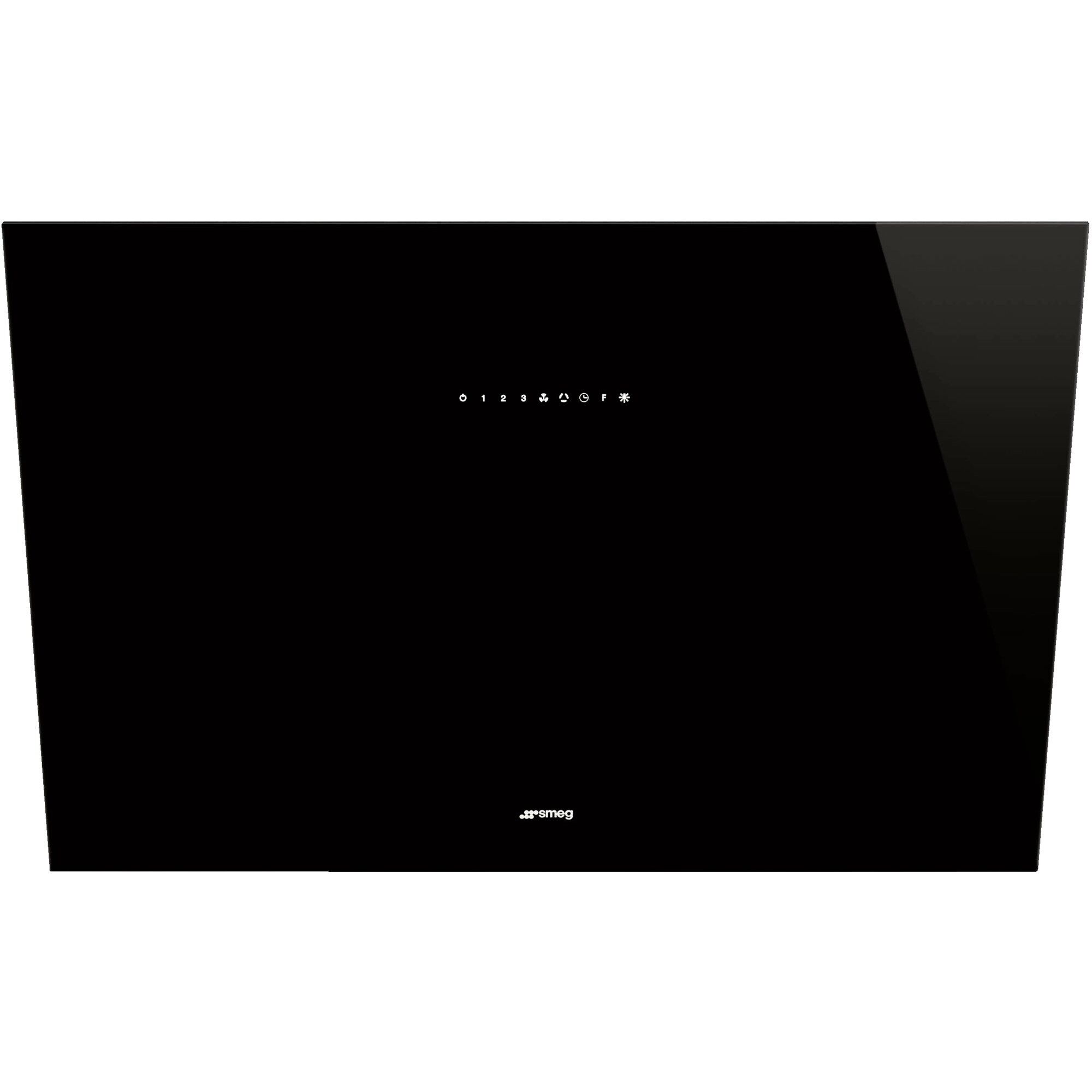 Smeg Kv394n Væghængt Emhætte 90 Cm  Sort