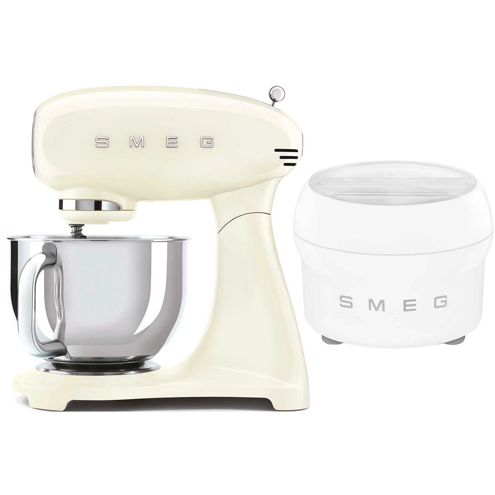Smeg Røremaskine Med Ismaskine  Creme
