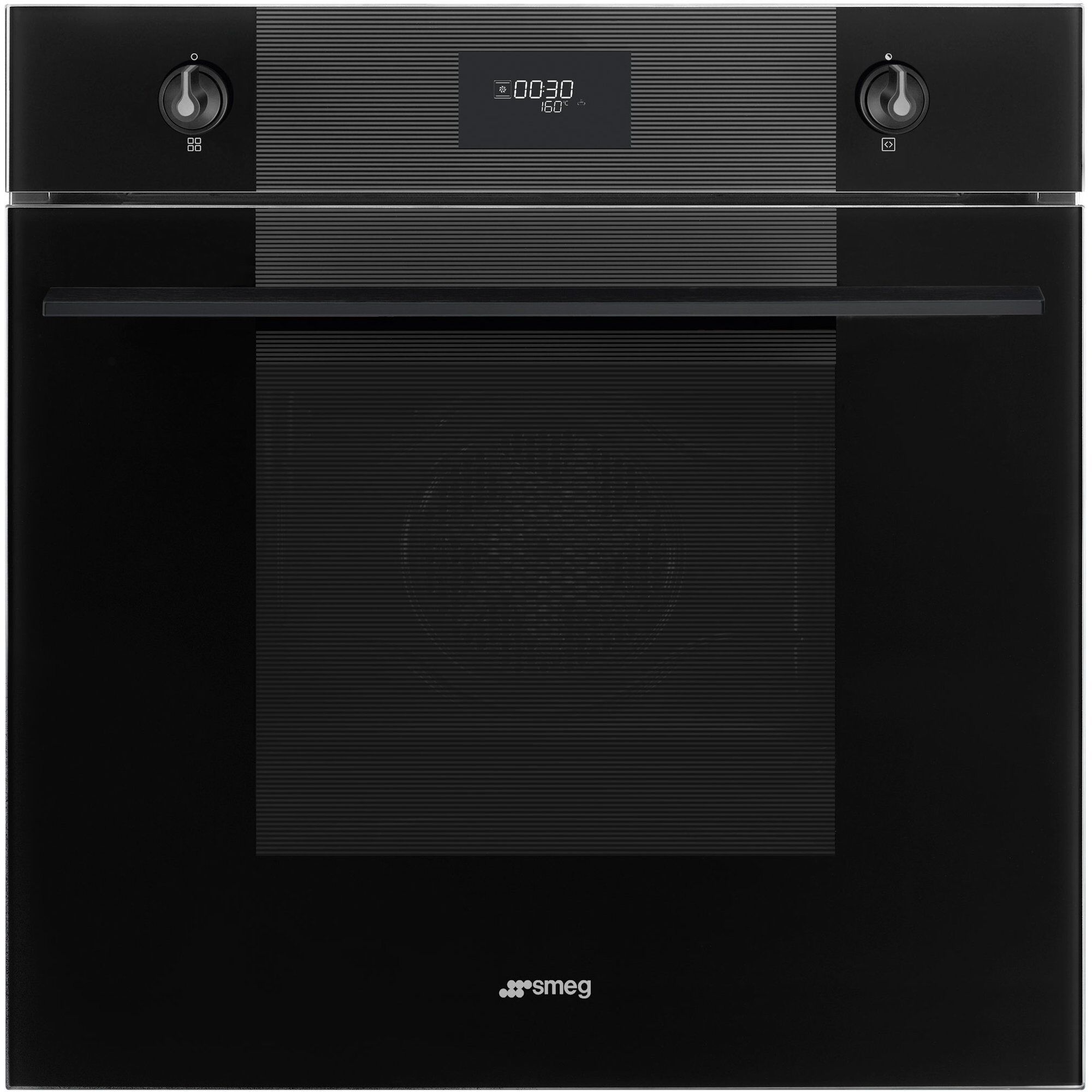 Smeg Sf6101tb3 Indbygningsovn  70 Liter  Sort
