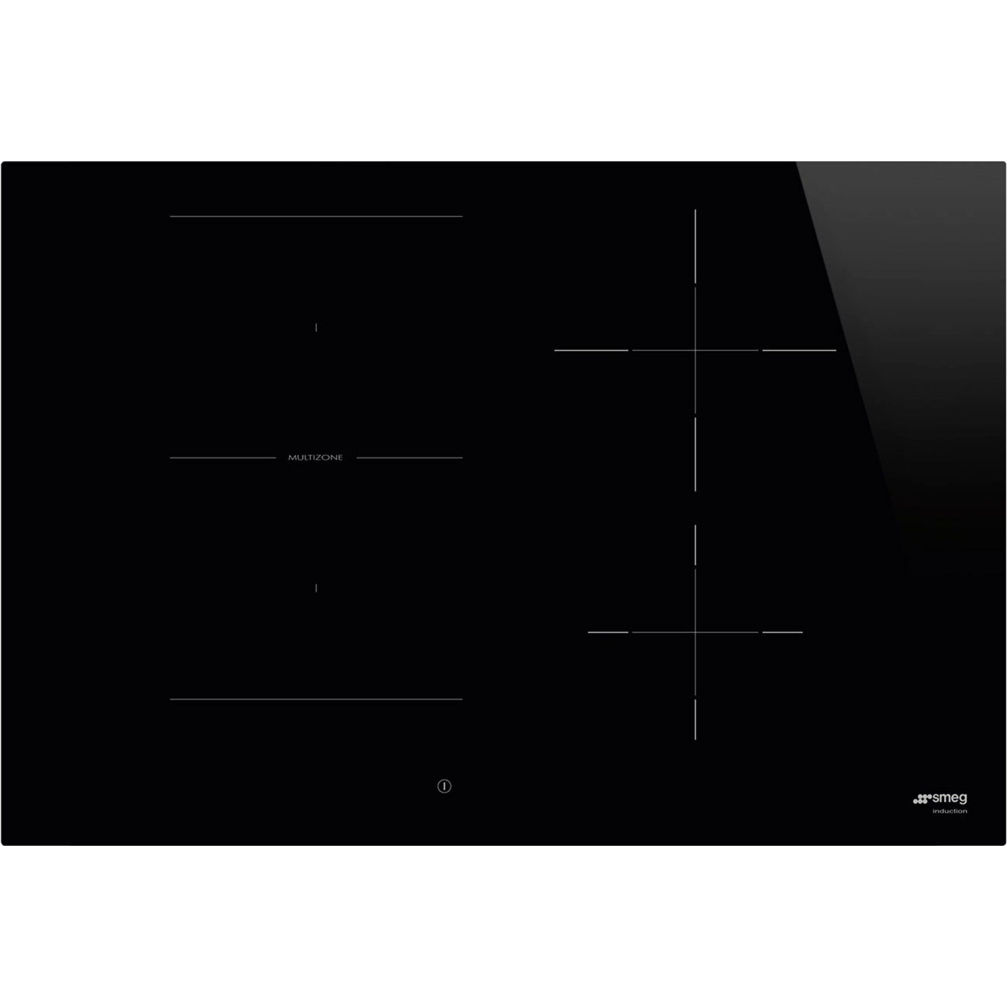 Smeg Si1m4744d Classic Induktionskogeplade 70 Cm  Sort