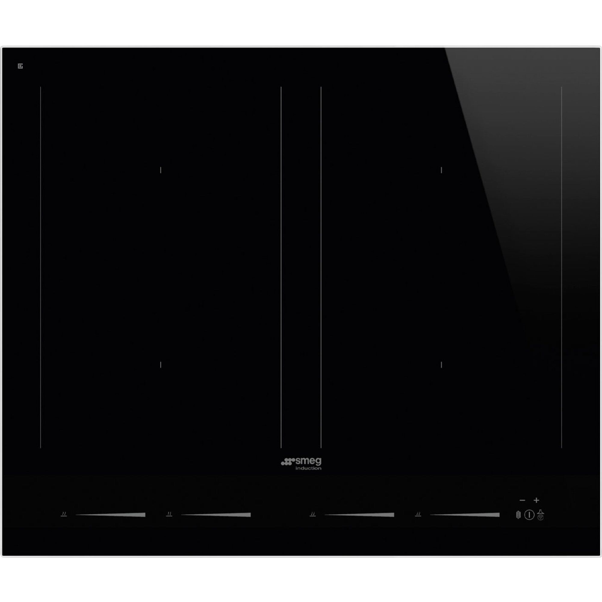 Smeg Sim1644d Linea Induktionskogeplade 60 Cm  Sort