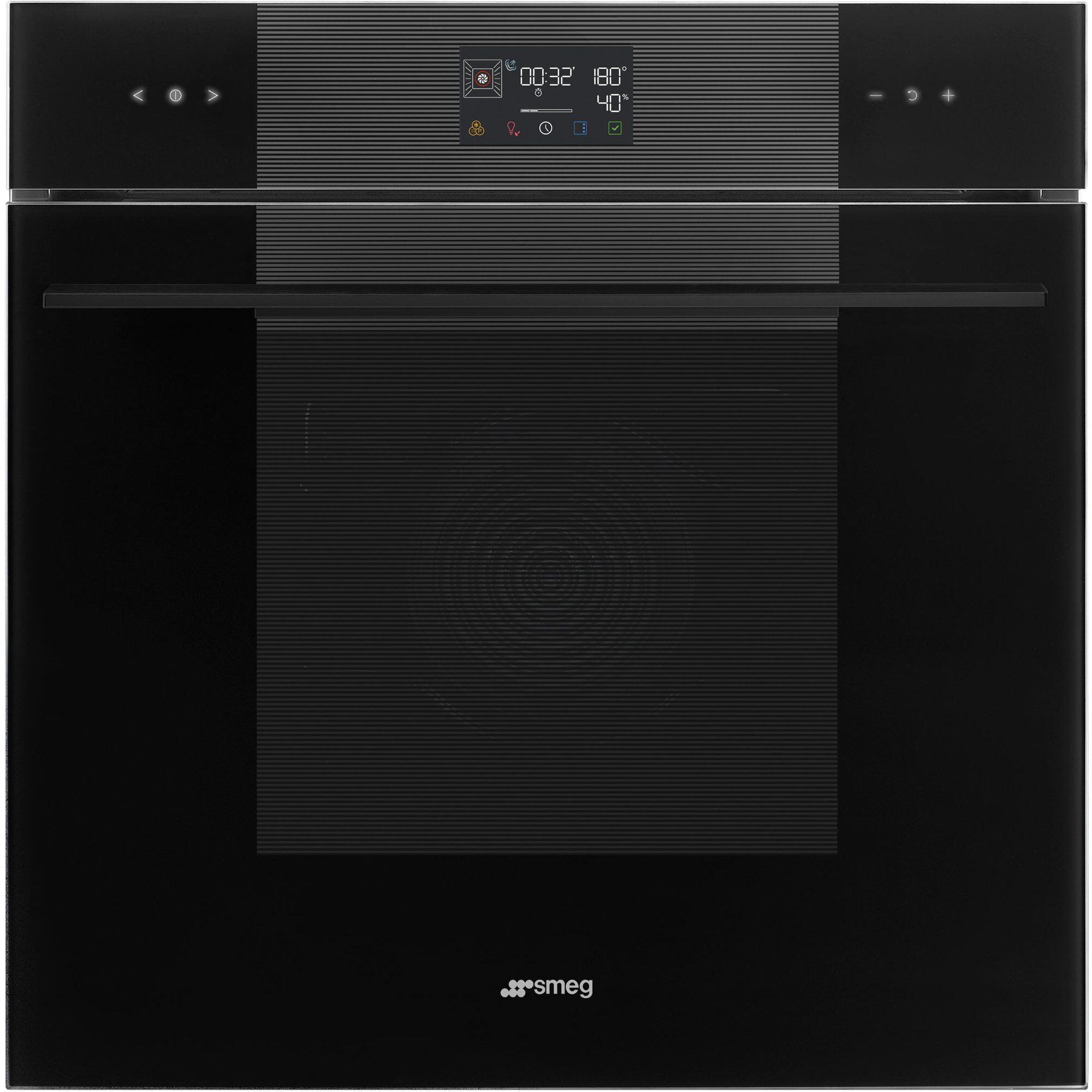 Smeg Sop6102s2p Indbygningsovn  68 Liter  Sort