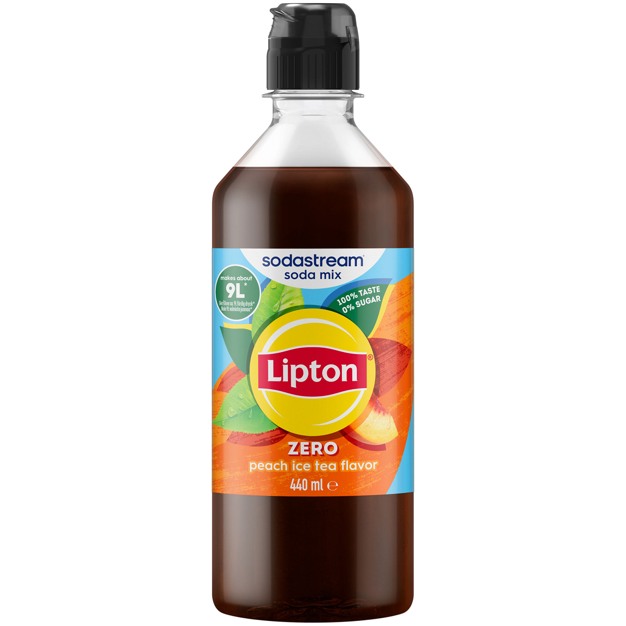 Sodastream Lipton Ice Tea Peach Zero Smagskoncentrat 440 Ml