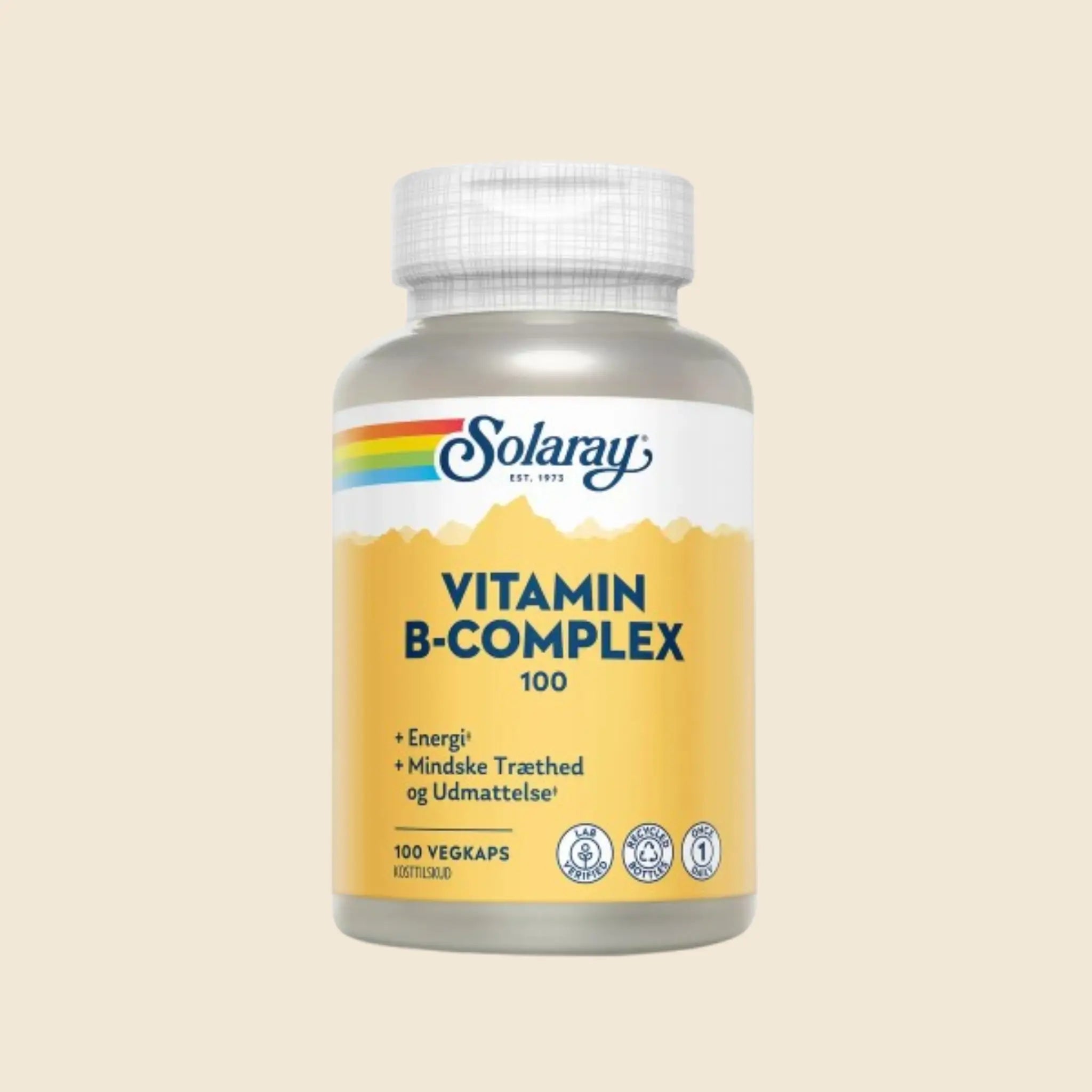 Solaray Vitamin  -complex  100 Tabletter