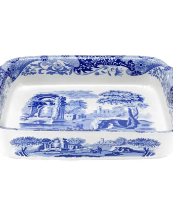 Spode Blue Italian Ovnfast Fad  Rektangulært