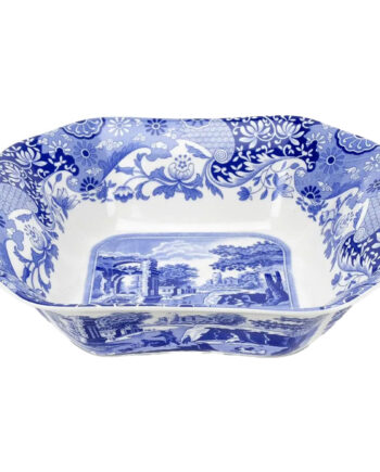 Spode Blue Italian Serveringsskål  Firkantet