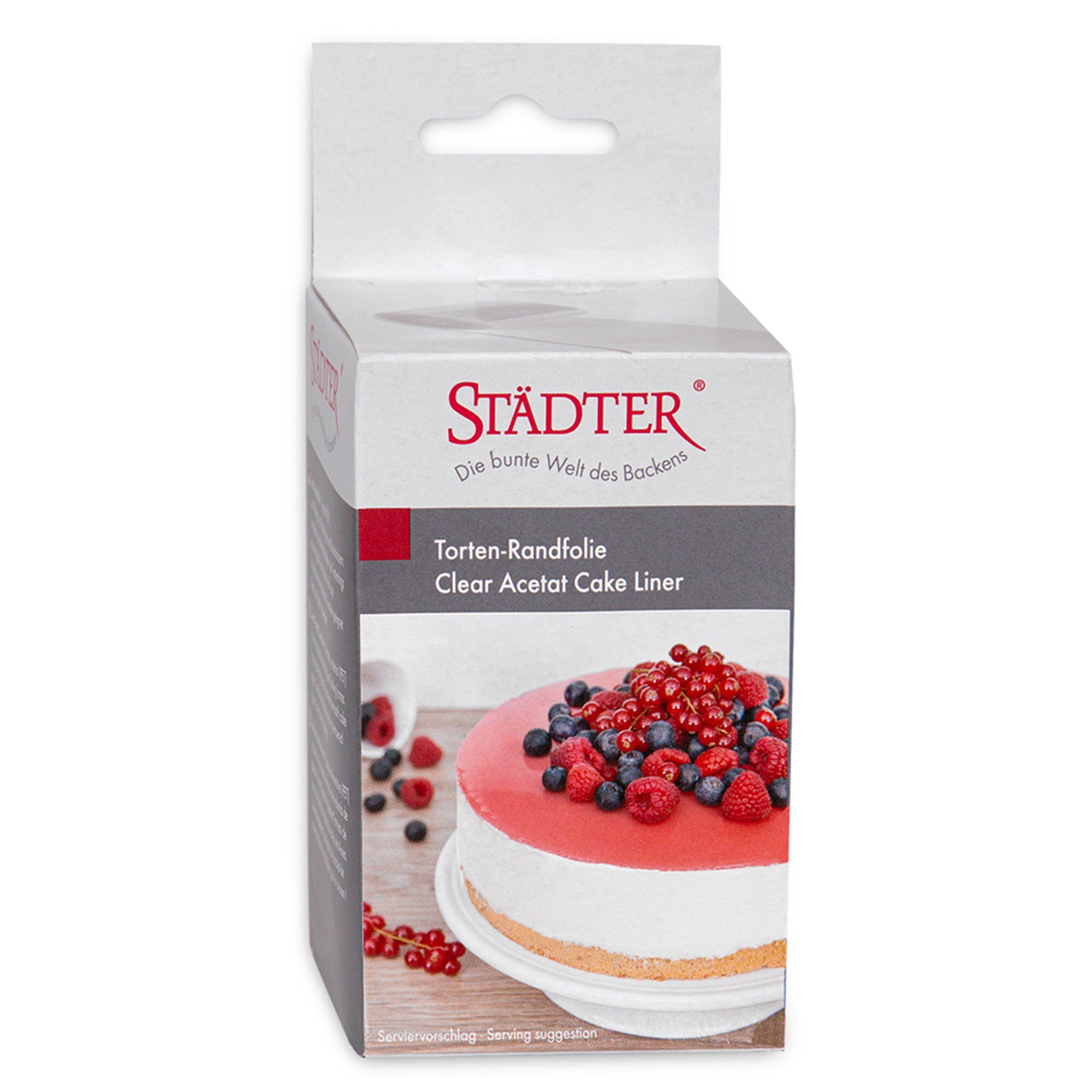 Städter Transparent Kagekantsfolie 10 Cm   20