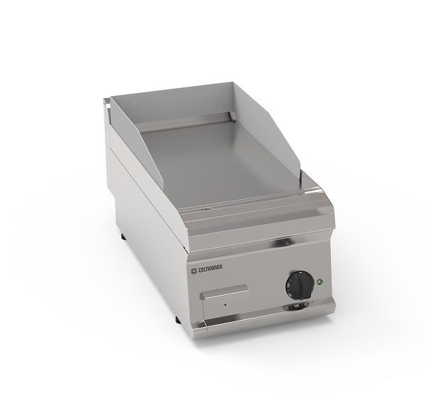 Tecnoinox Elektrisk Stegeplade Med Glat Overflade 35   57 Cm