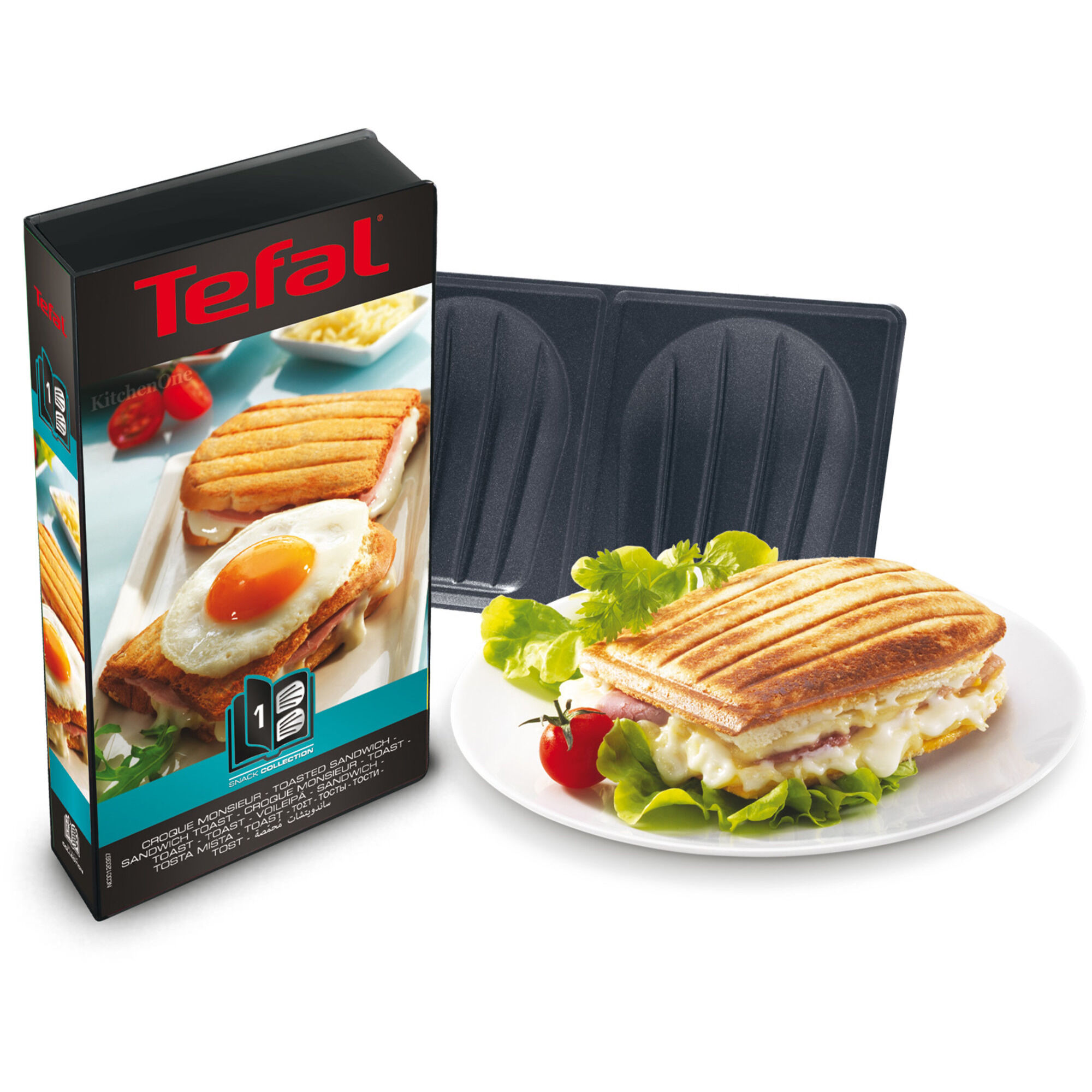 Tefal Snack Collection Plader: Ristet Sandwich