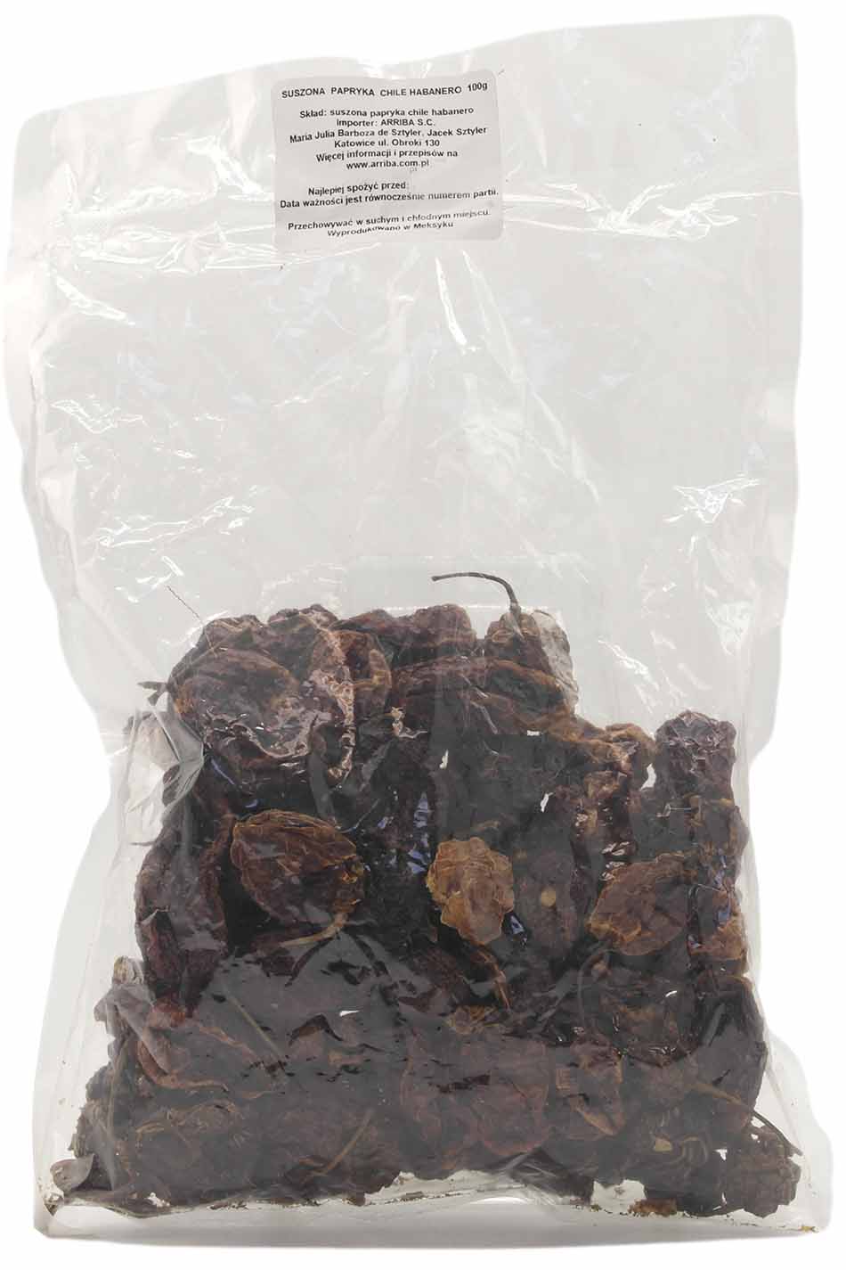 Tørret Chili Habanero Chile 100gr