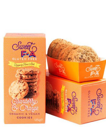 Tranebær Og Appelsin Cookies