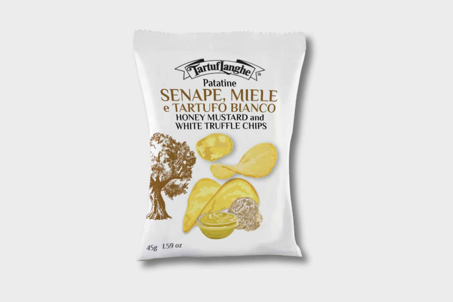 Trøffel Chips Tartuflanghe  Sennep Honning Hvid Trøffel